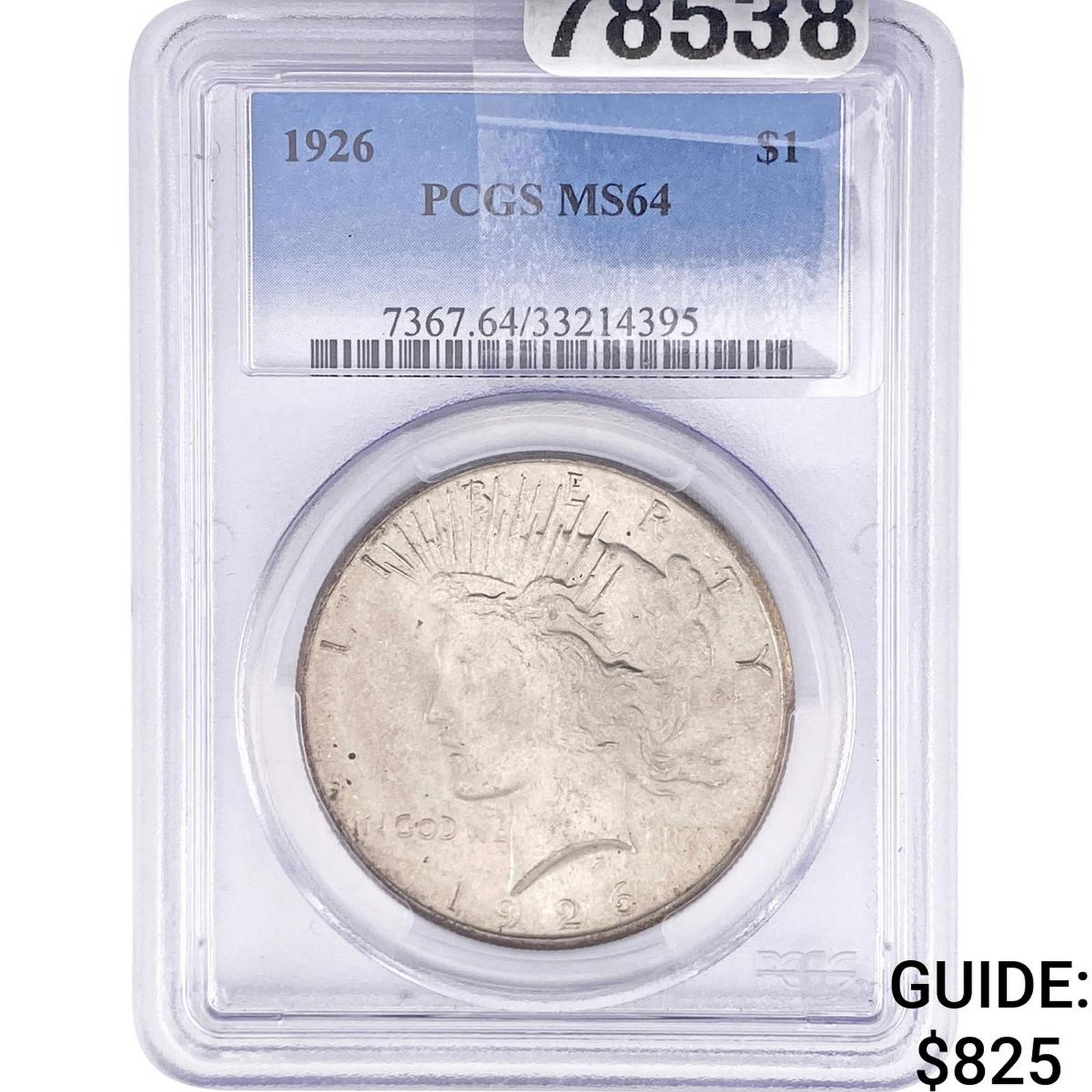 1926 Silver Peace Dollar PCGS MS64 (1 of 2)