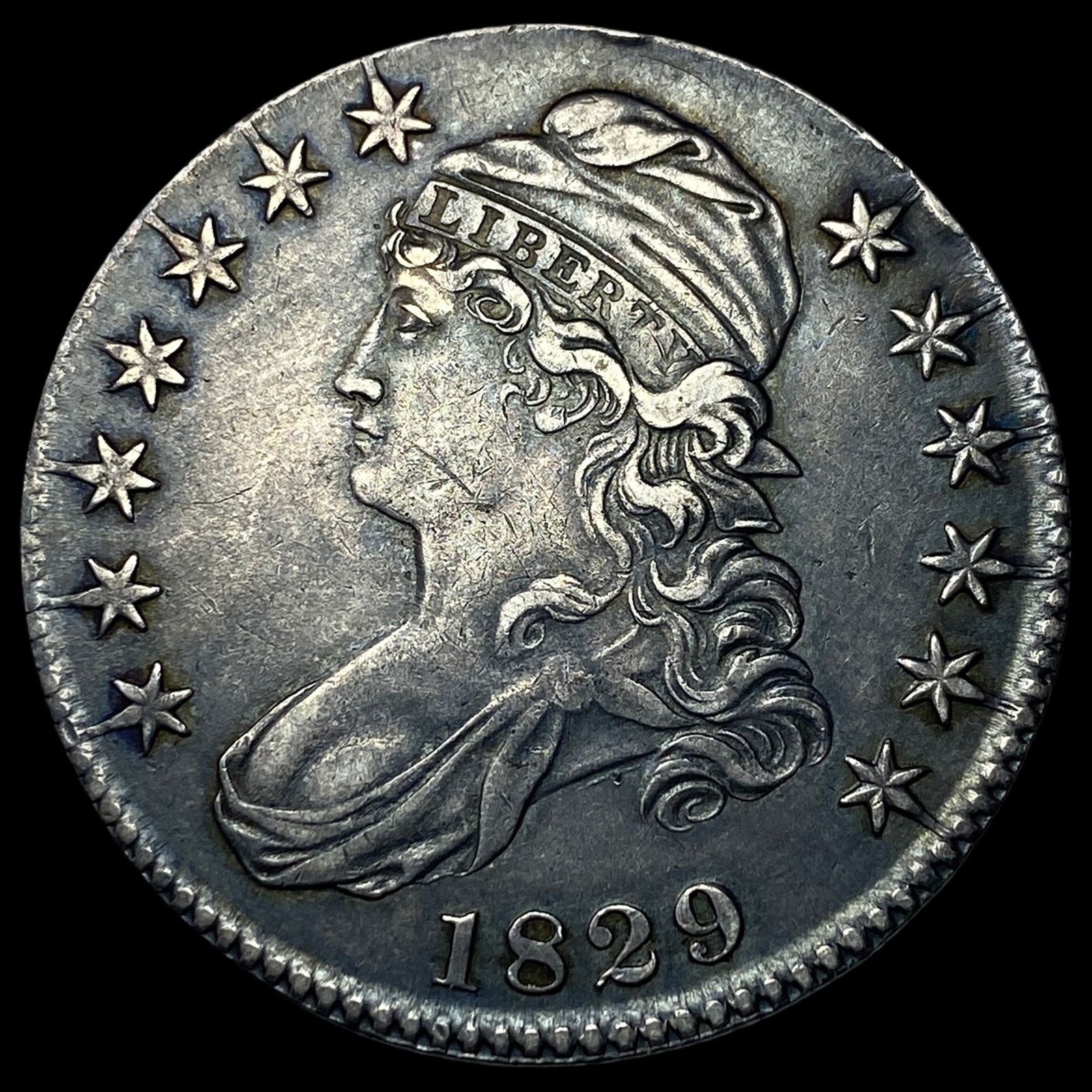 1829 Capped Bust Half Dollar CHOICE AU (1 of 2)