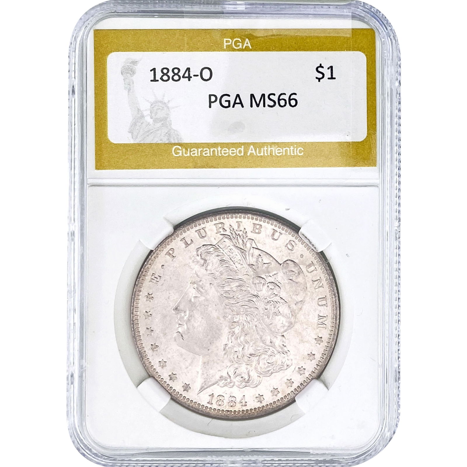 1884-O Morgan Silver Dollar PGA MS66 (1 of 2)