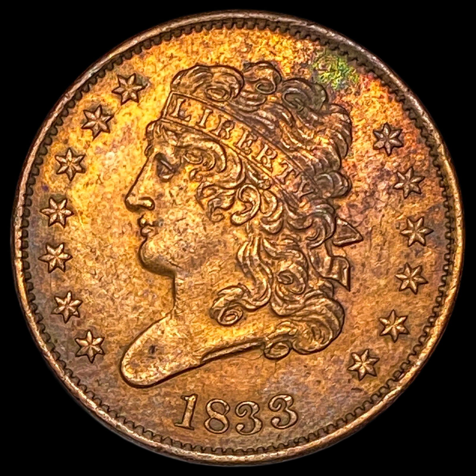 1833 Classic Head Half Cent UNCIRCULATED (1 of 2)