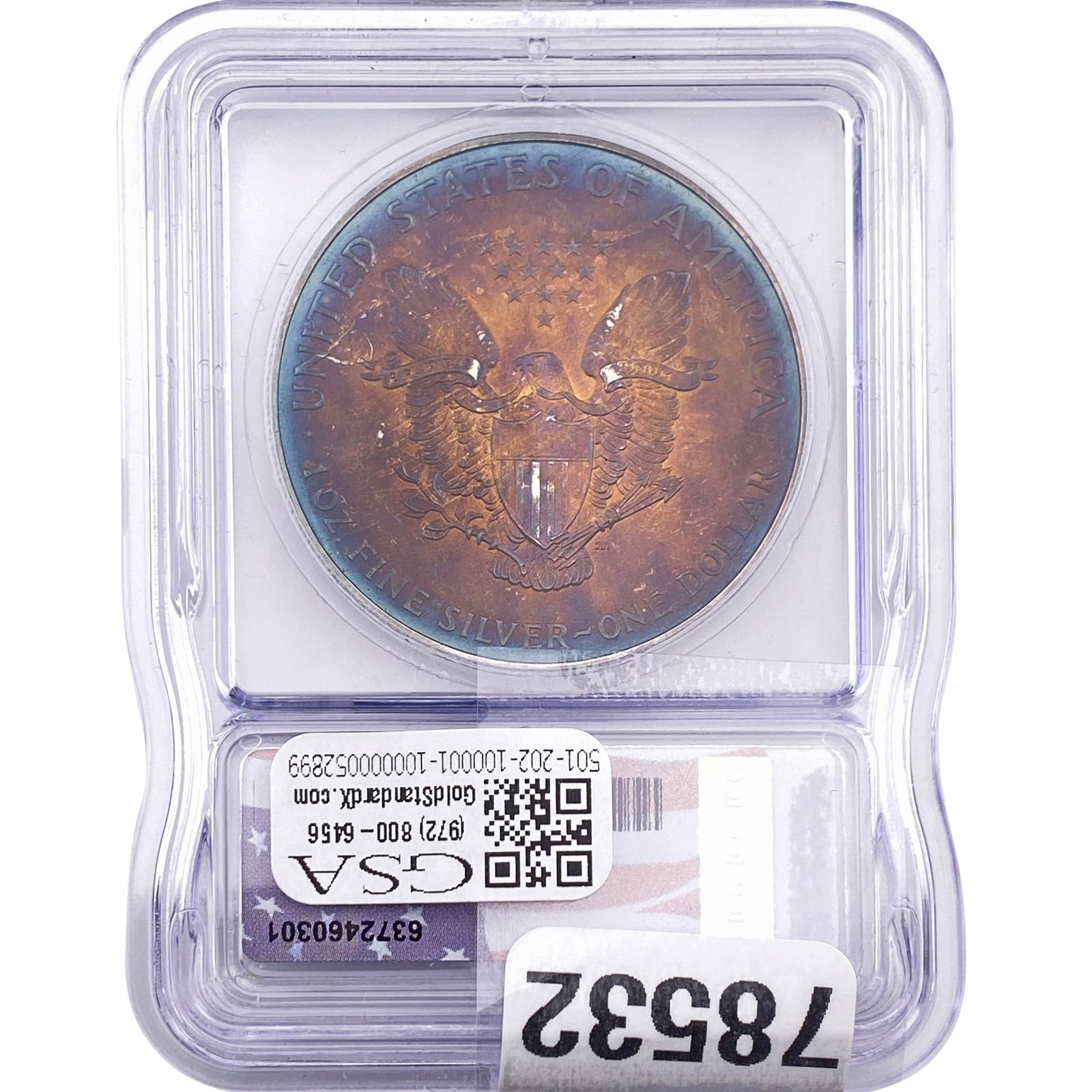 1996 Silver Eagle ICG MS68 - 2