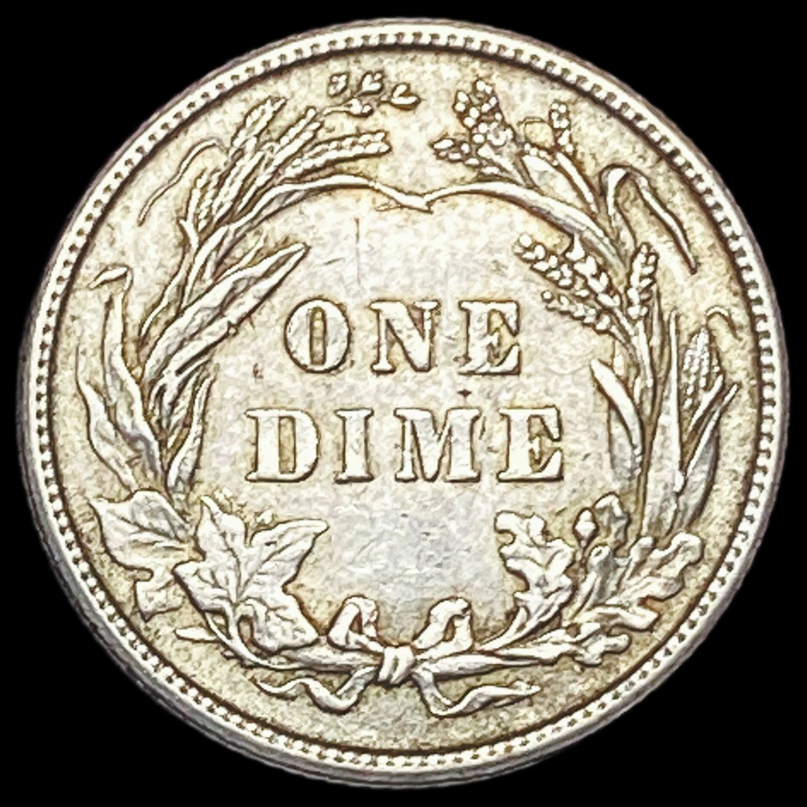 1909 Barber Dime LIGHTLY CIRCULATED - 2