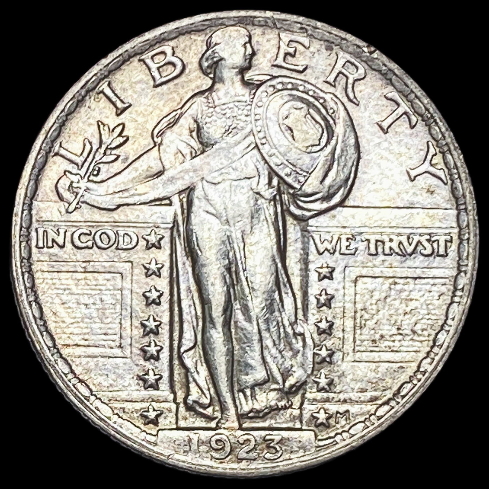 1923 Standing Liberty Silver Quarter CLOSELY UNCIRCULATED (1 of 2)
