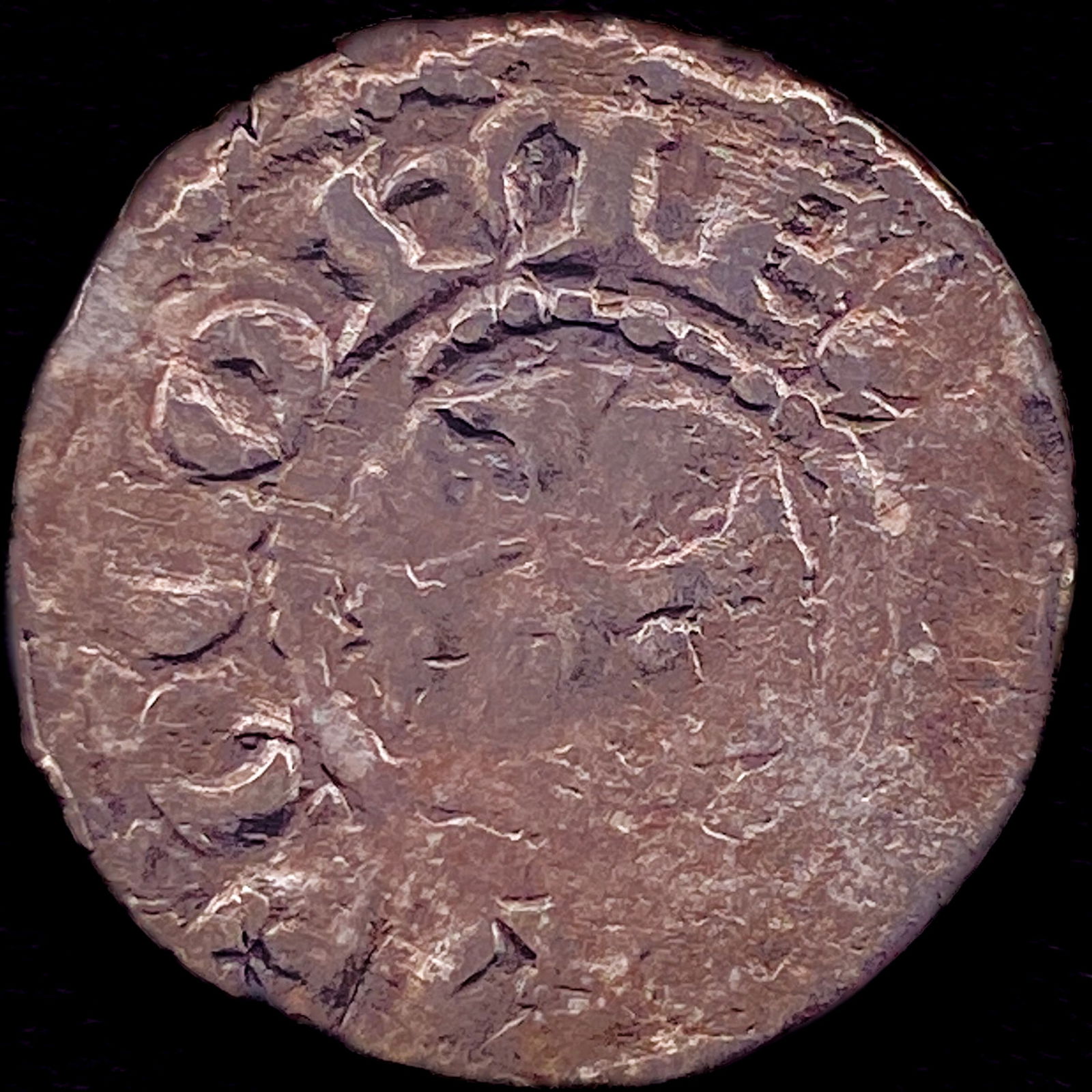 1100s Crusades France Anjou Silver Denier NEARLY UNCIRCULATED (1 of 2)