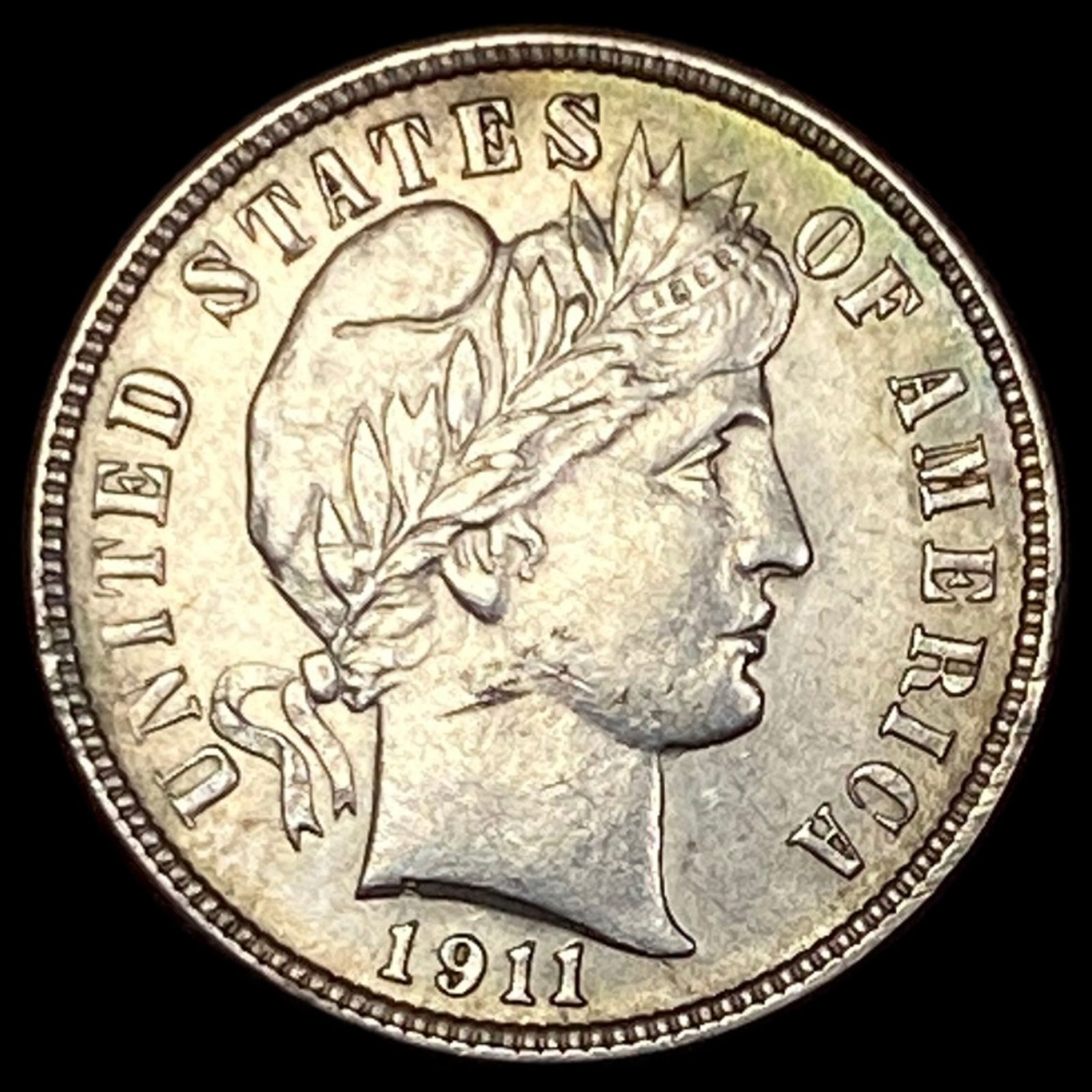 1911-S Silver Barber Dime UNCIRCULATED (1 of 2)