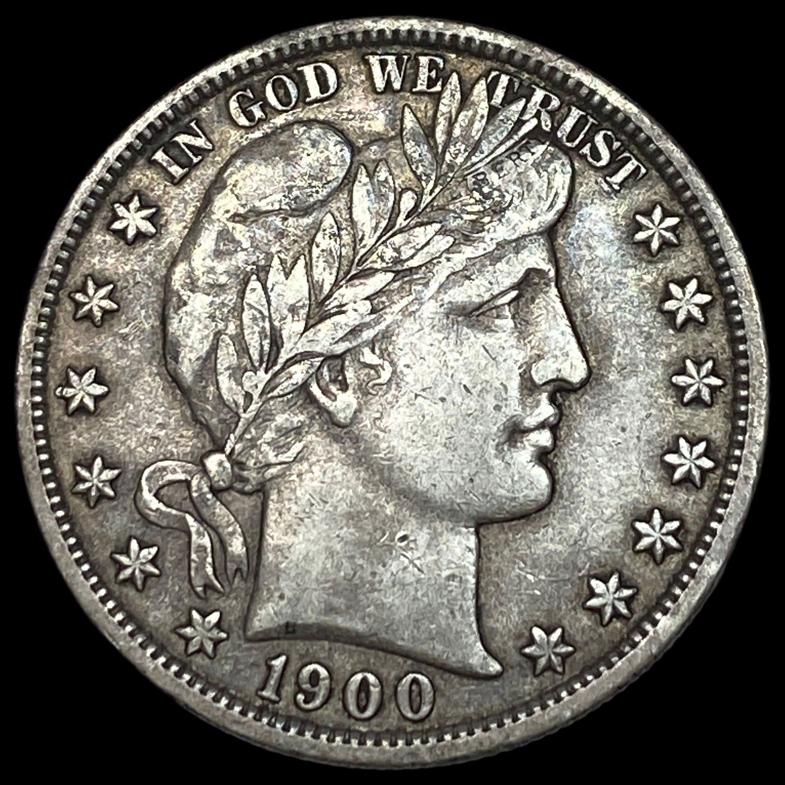 1900 Silver Barber Half Dollar NEARLY UNCIRCULATED (1 of 2)