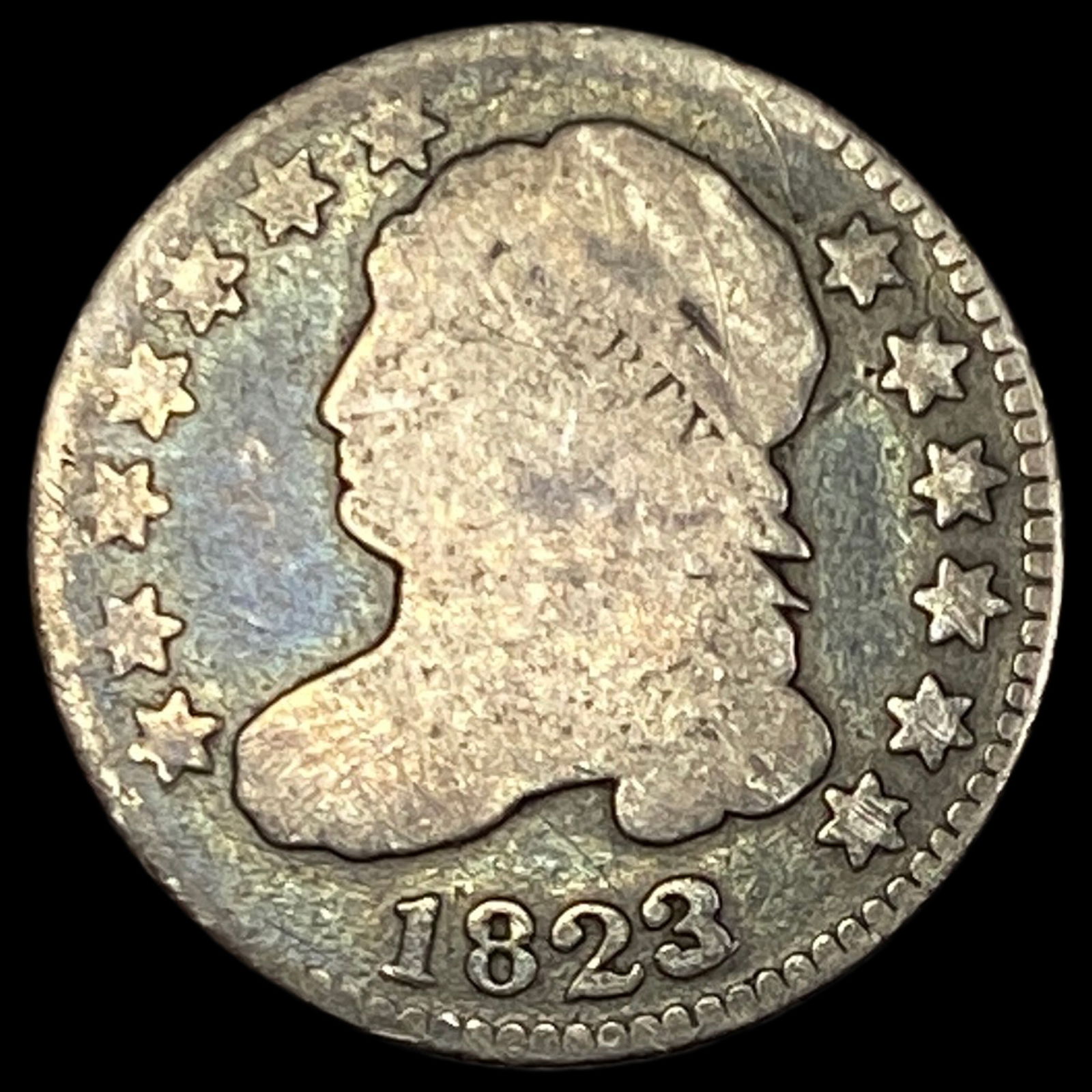 1823 Capped Bust Dime LIGHTLY CIRCULATED (1 of 2)