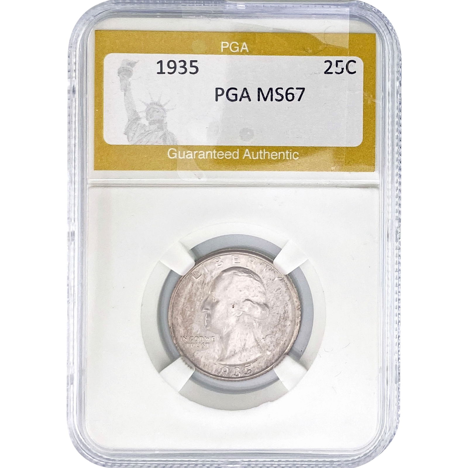 1935 Washington Silver Quarter PGA MS67 (1 of 2)