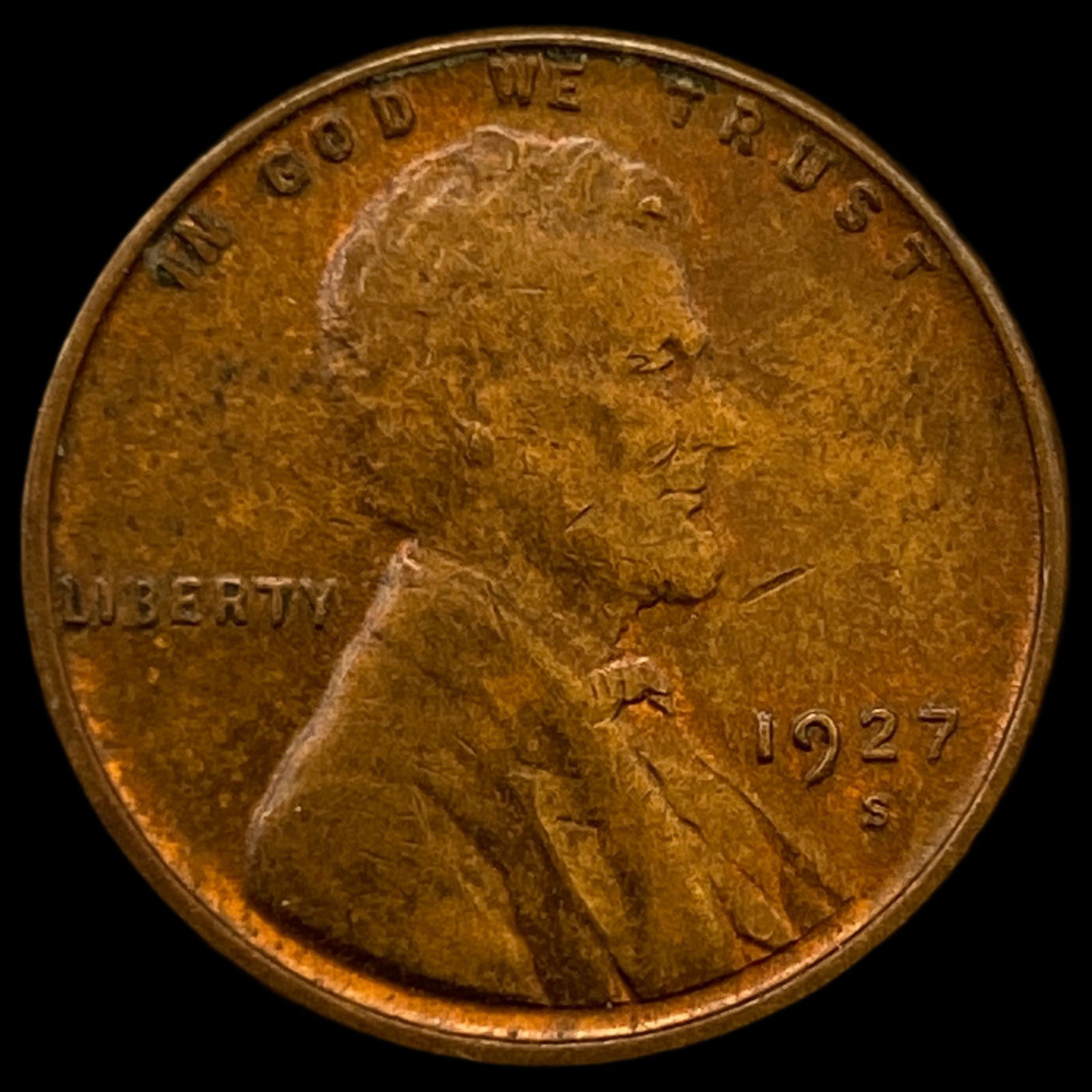1927-S Lincoln Wheat Cent UNCIRCULATED (1 of 2)