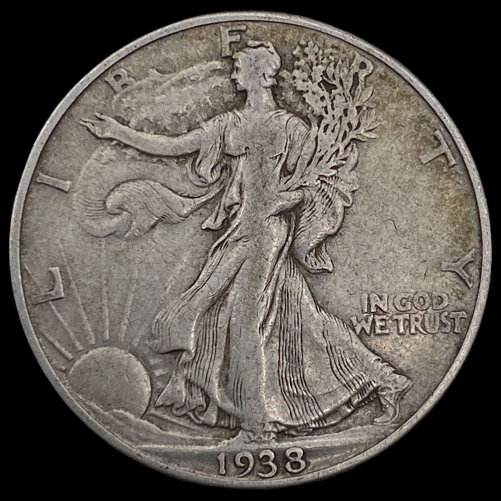 1938-D Walking Liberty Half Dollar ABOUT UNCIRCULATED (1 of 2)