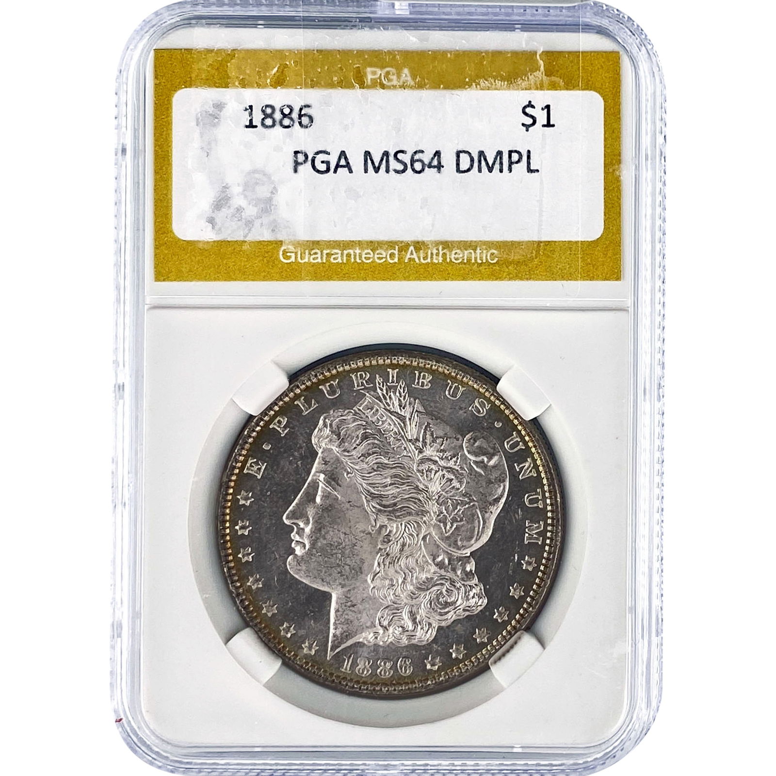 1886 Morgan Silver Dollar PGA MS64 DMPL (1 of 2)