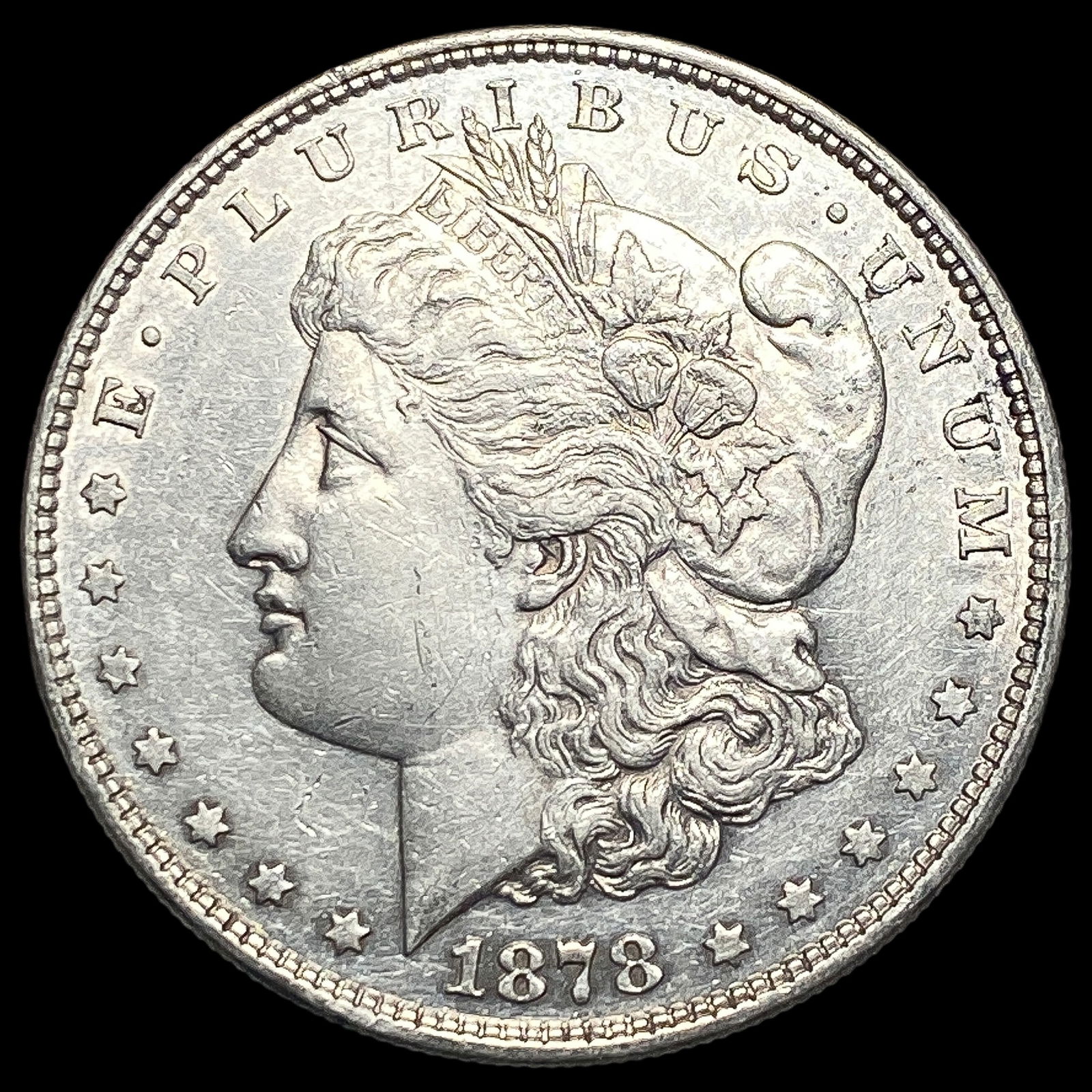 1878 8TF Silver Morgan Dollar CLOSELY UNCIRCULATED (1 of 2)