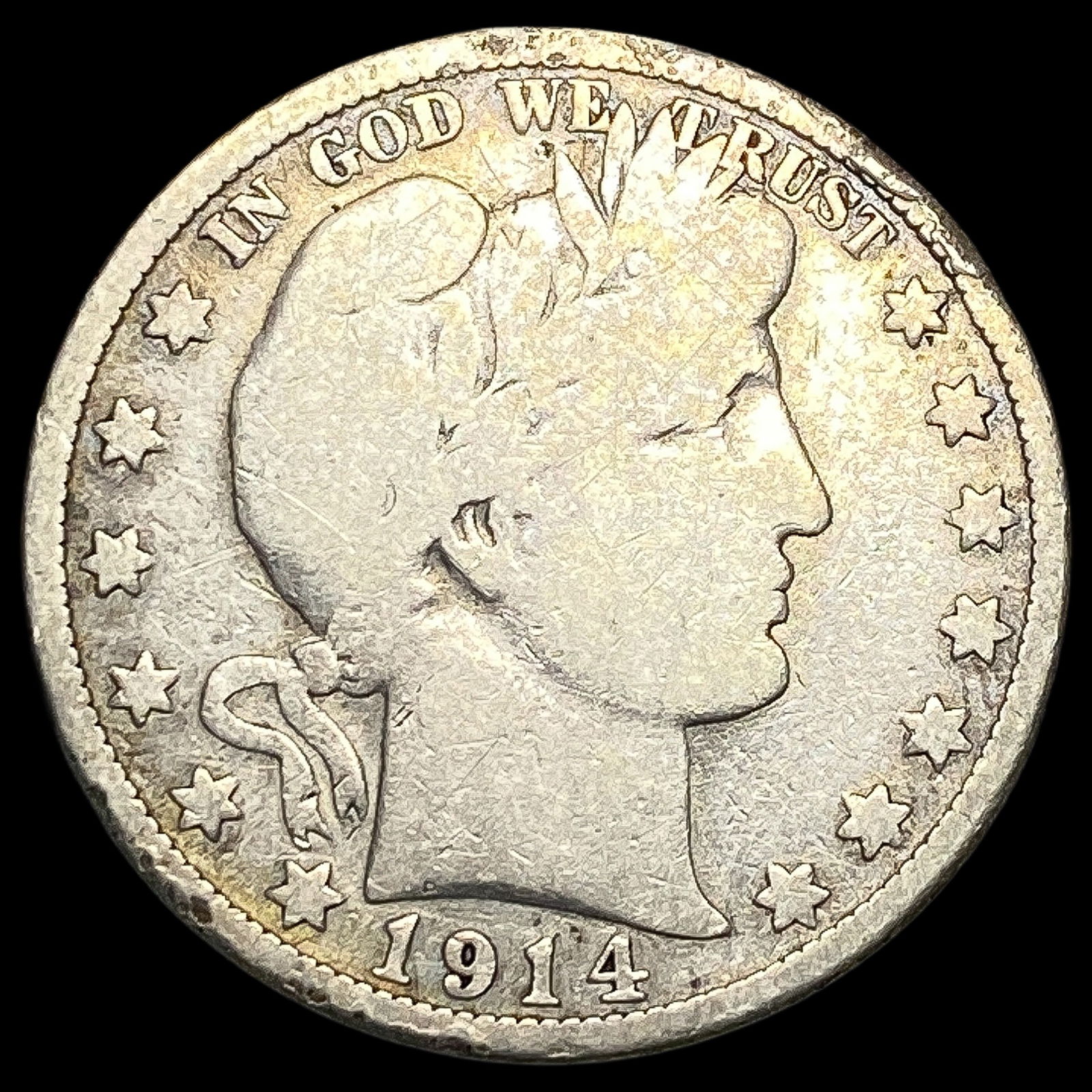 1914 Barber Half Dollar NICELY CIRCULATED (1 of 2)