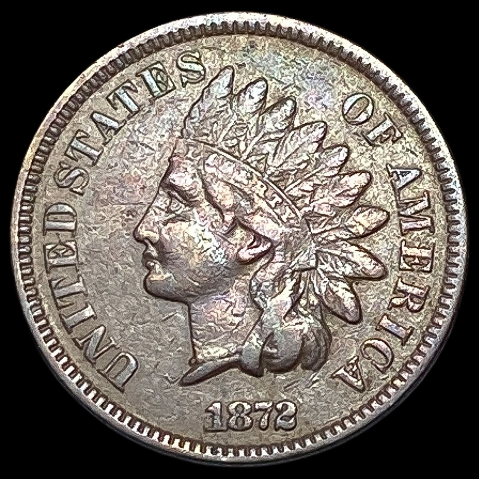 1872 Indian Head Cent LIGHTLY CIRCULATED (1 of 2)