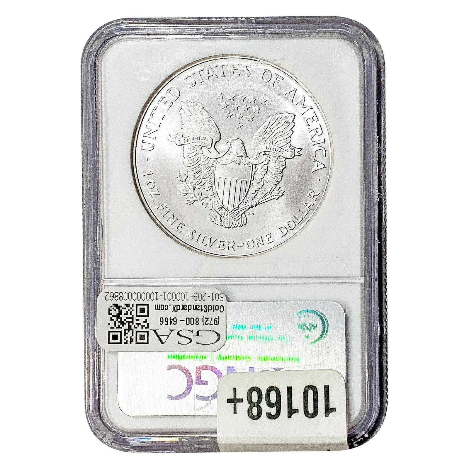 1995 Silver Eagle NGC MS70 - 2