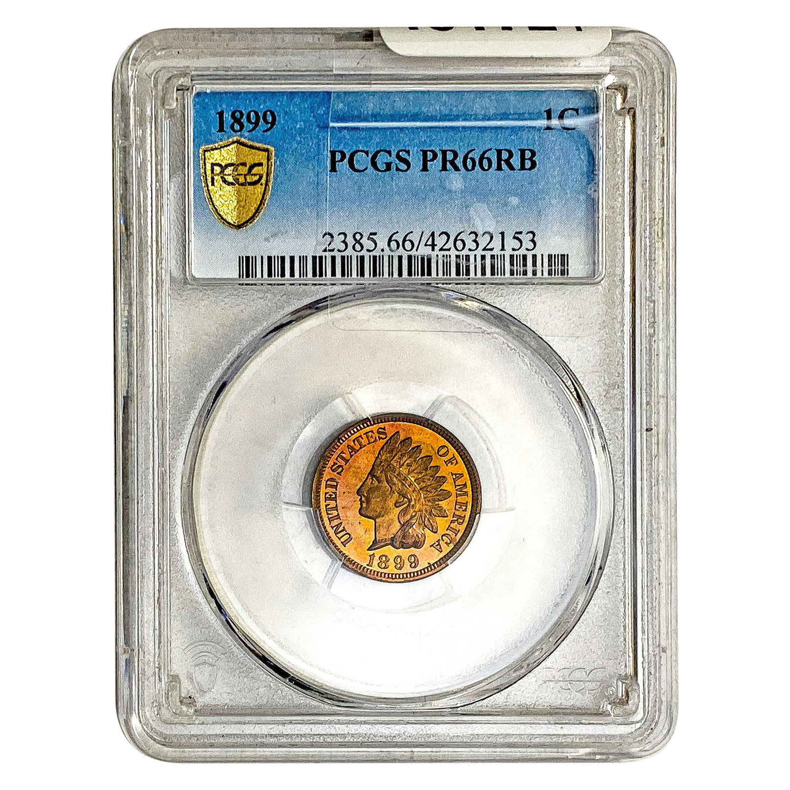 1899 Indian Head Cent PCGS PR66 RB (1 of 2)