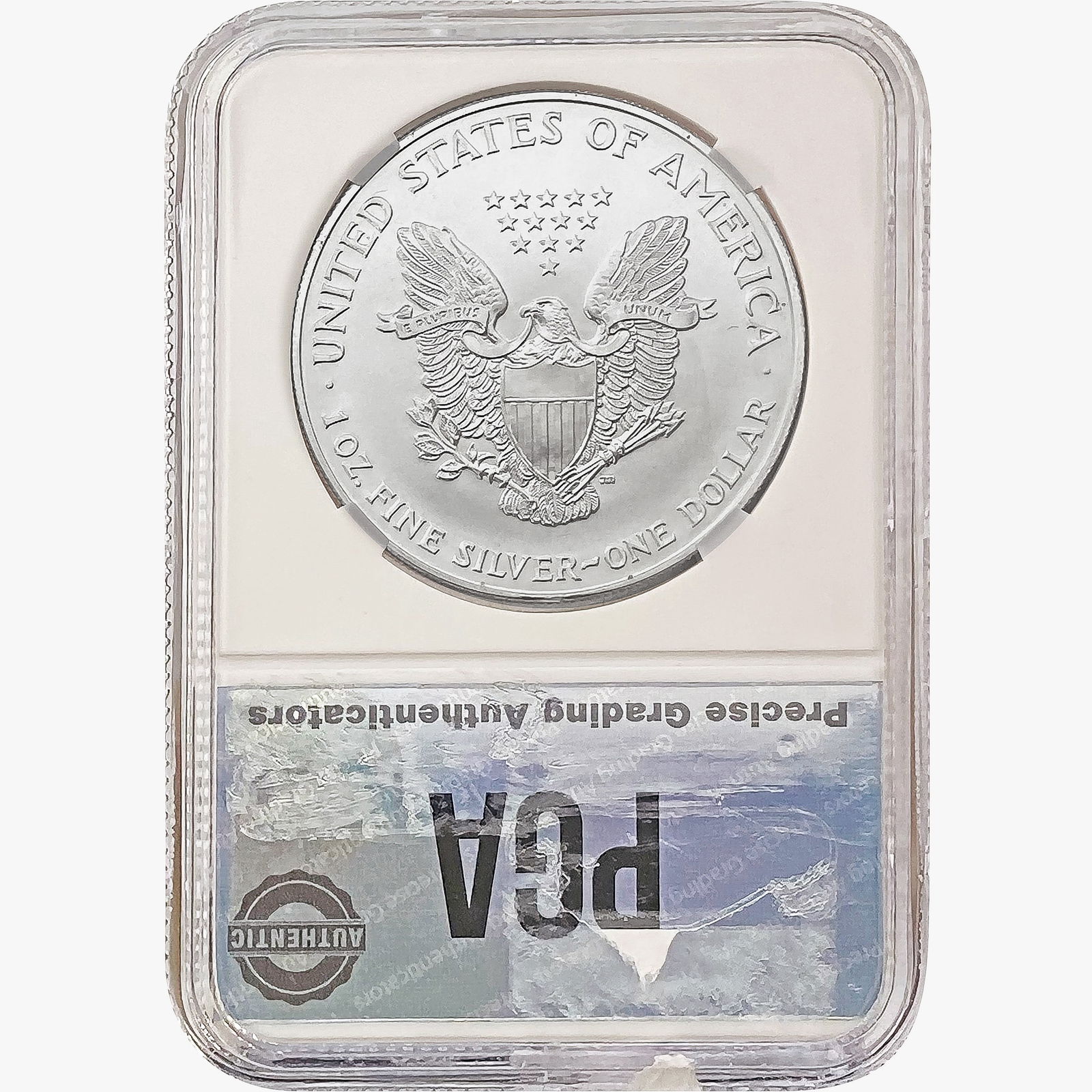 1996 American Silver Eagle PGA MS70 - 2