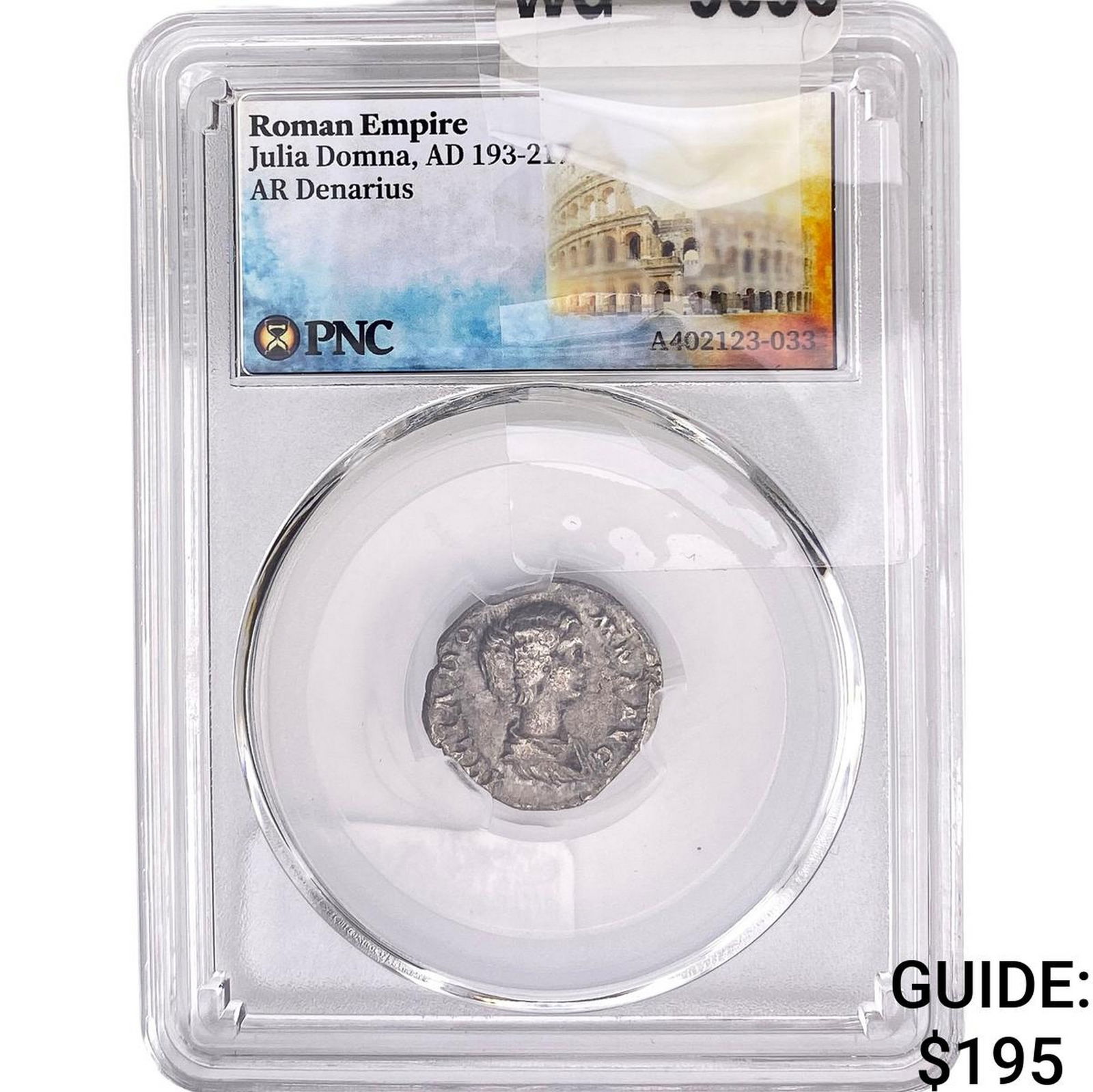 Roman Julia Domna, AD 193-217 AR Denarius PNC Genuine: Roman Julia Domna, AD 193-217 AR Denarius PNC Genuine