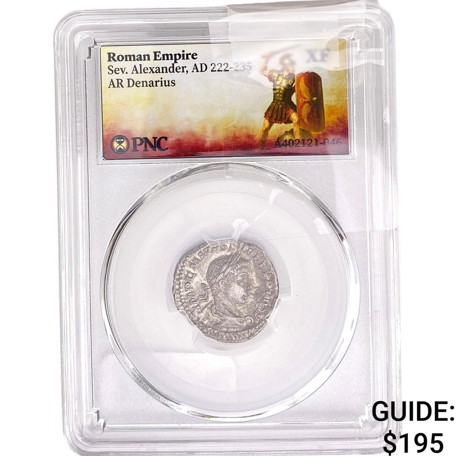 Roman Sev. Alexander, AD 222-235 AR Denarius PNC XF (1 of 2)