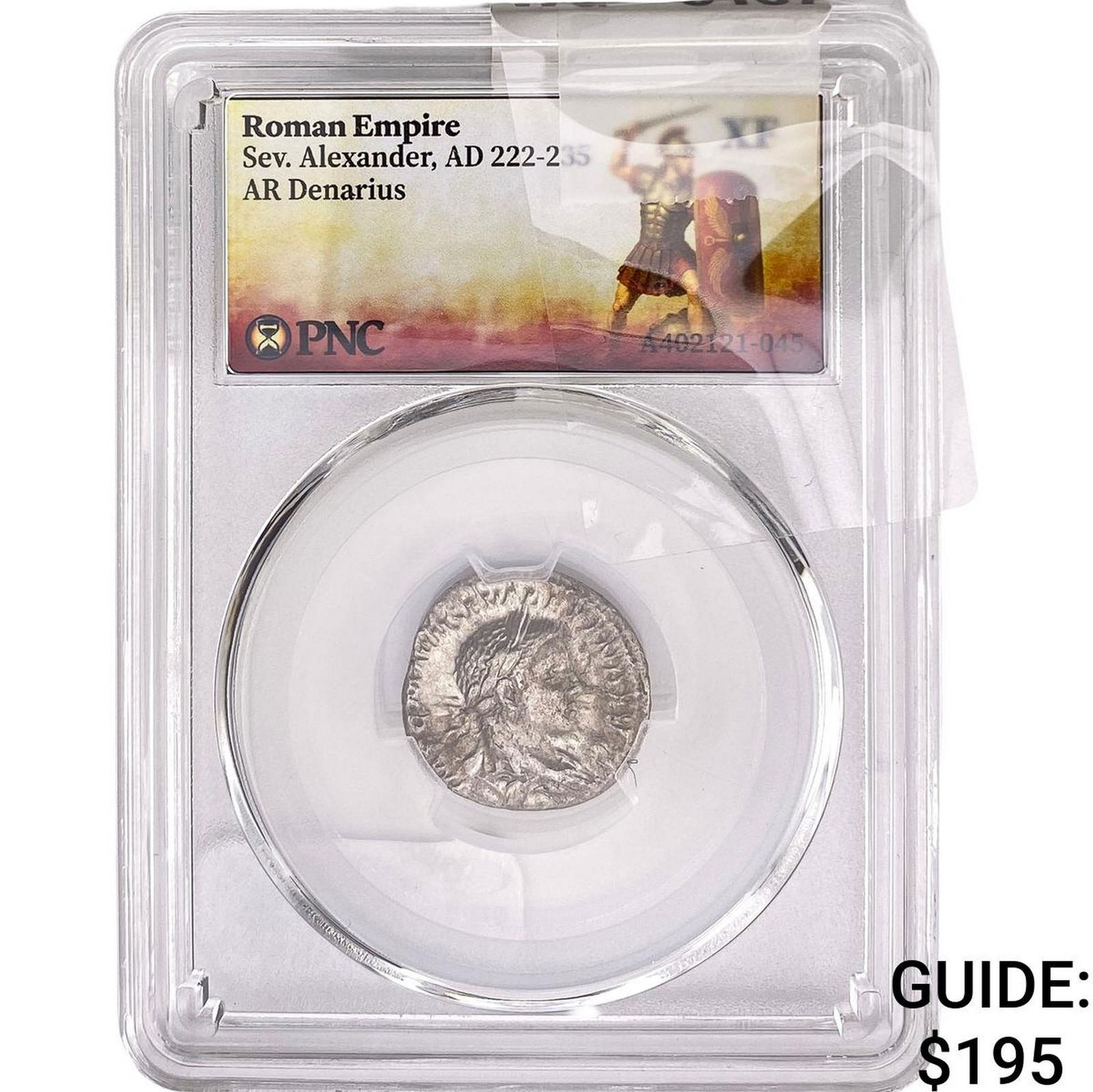 Roman Sev. Alexander, AD 222-235 AR Denarius PNC XF: Roman Sev. Alexander, AD 222-235 AR Denarius PNC XF