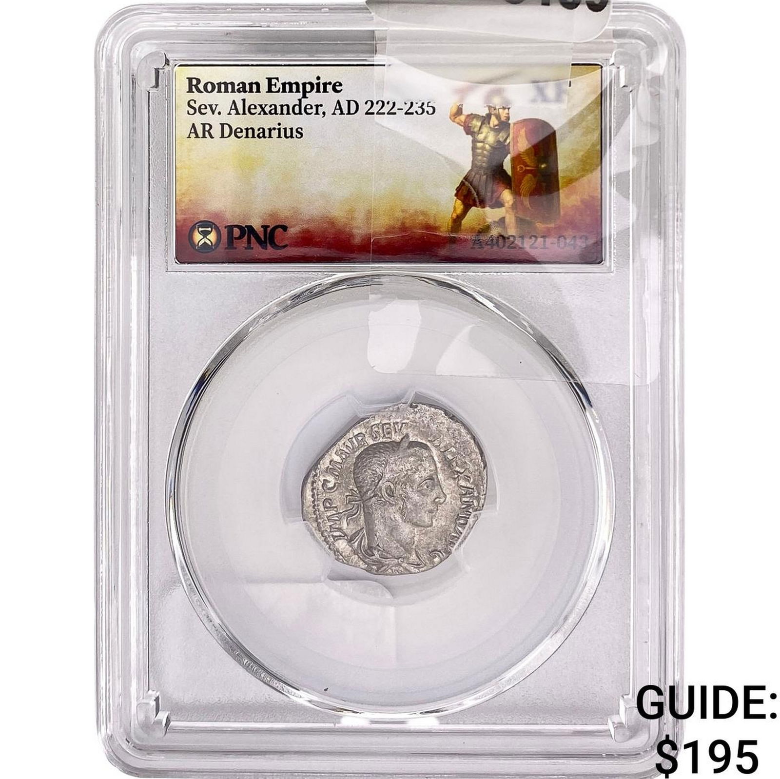 Roman Sev. Alexander, AD 222-235 AR Denarius PNC XF: Roman Sev. Alexander, AD 222-235 AR Denarius PNC XF