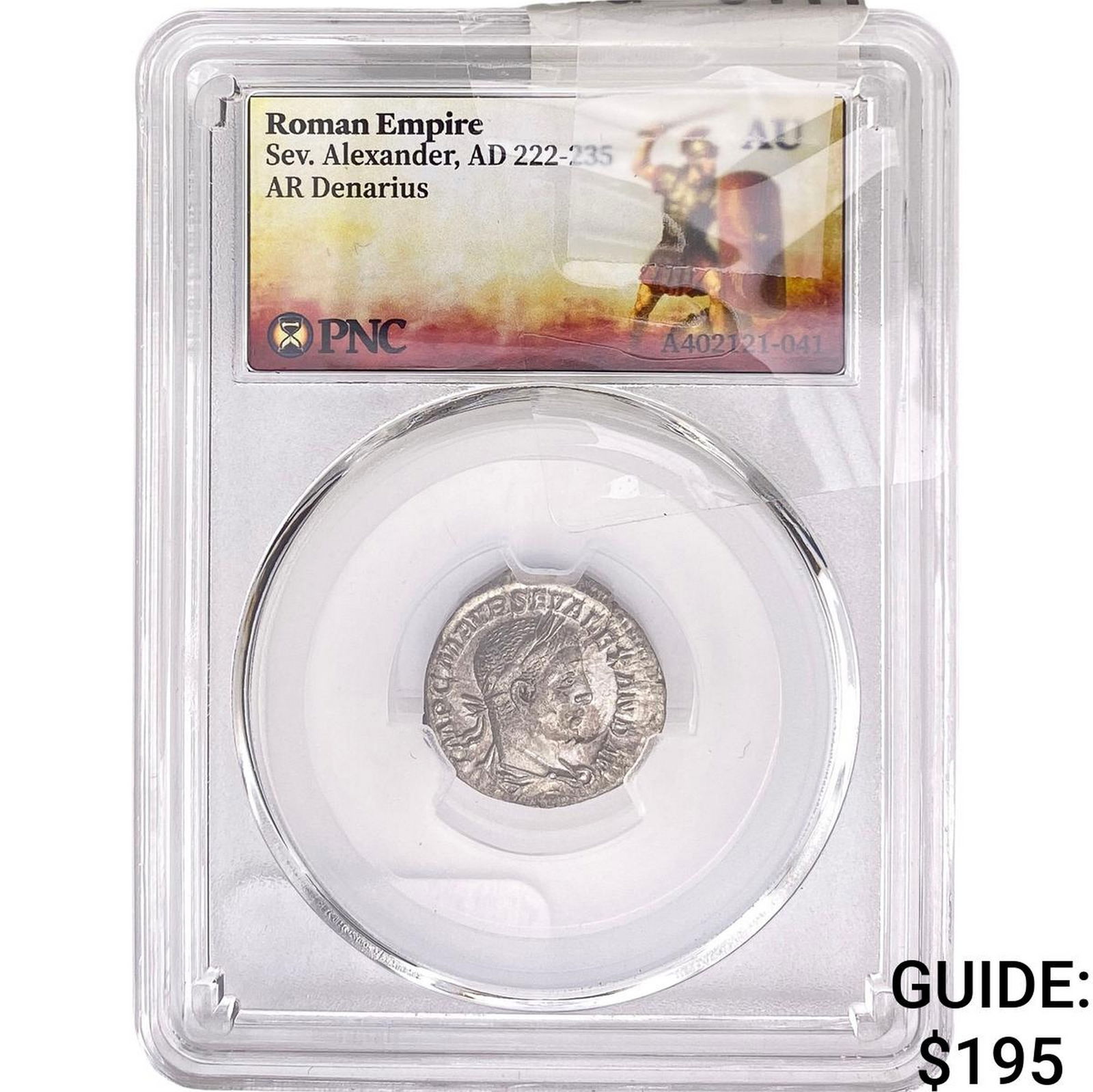 Roman Sev. Alexander, AD 222-235 AR Denarius PNC AU: Roman Sev. Alexander, AD 222-235 AR Denarius PNC AU
