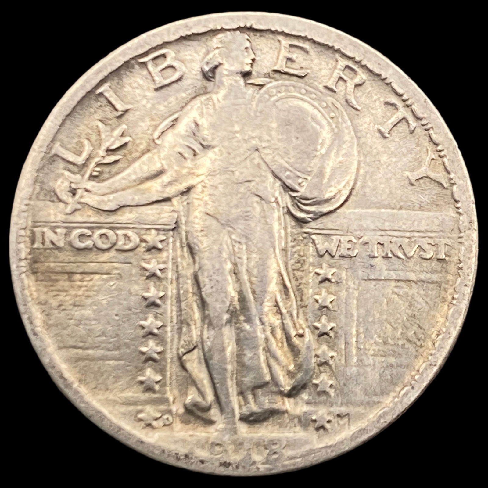 1918-D Standing Liberty Quarter LIGHTLY CIRCULATED (1 of 2)