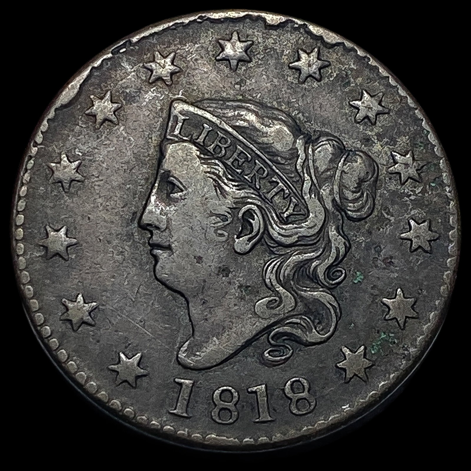 1818 Large Cent NEARLY UNCIRCULATED (1 of 2)