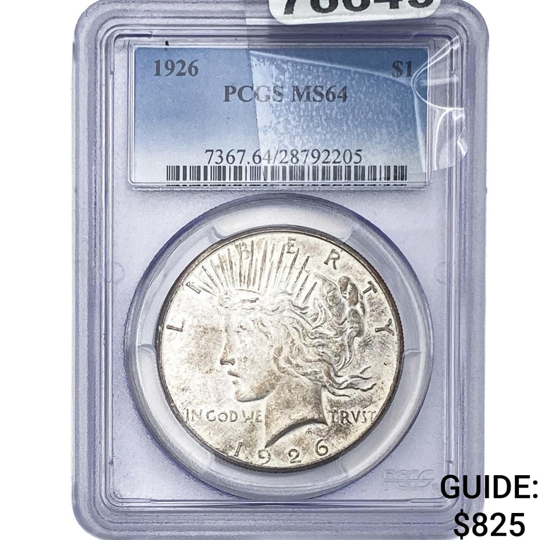 1926 Silver Peace Dollar PCGS MS64 (1 of 2)
