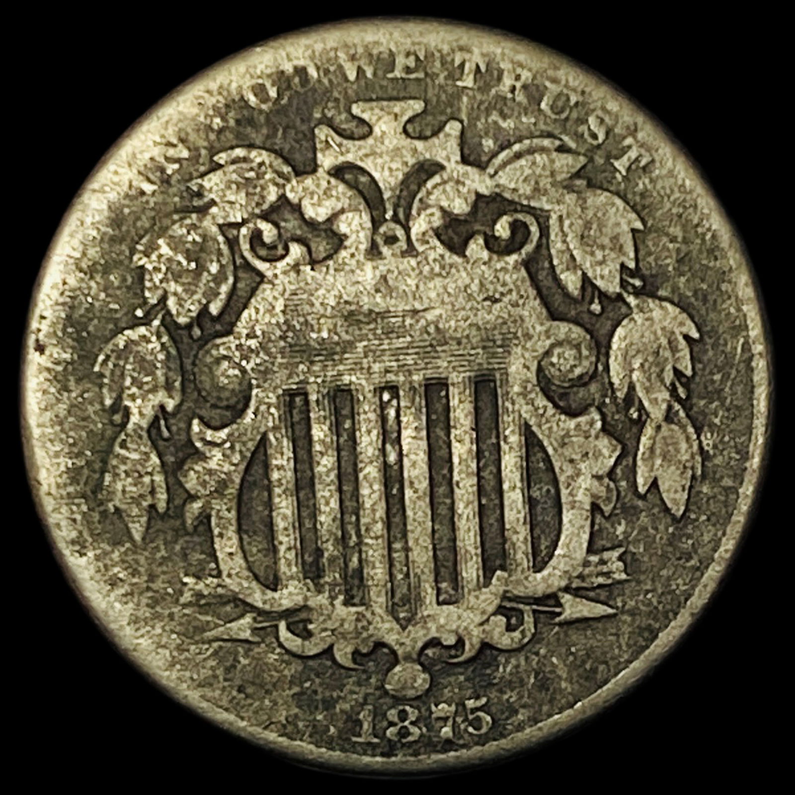 1875 Shield Nickel NICELY CIRCULATED (1 of 2)
