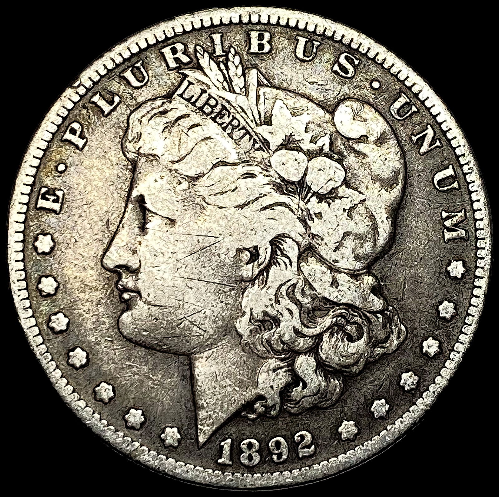 1892-S Silver Morgan Dollar NICELY CIRCULATED (1 of 2)