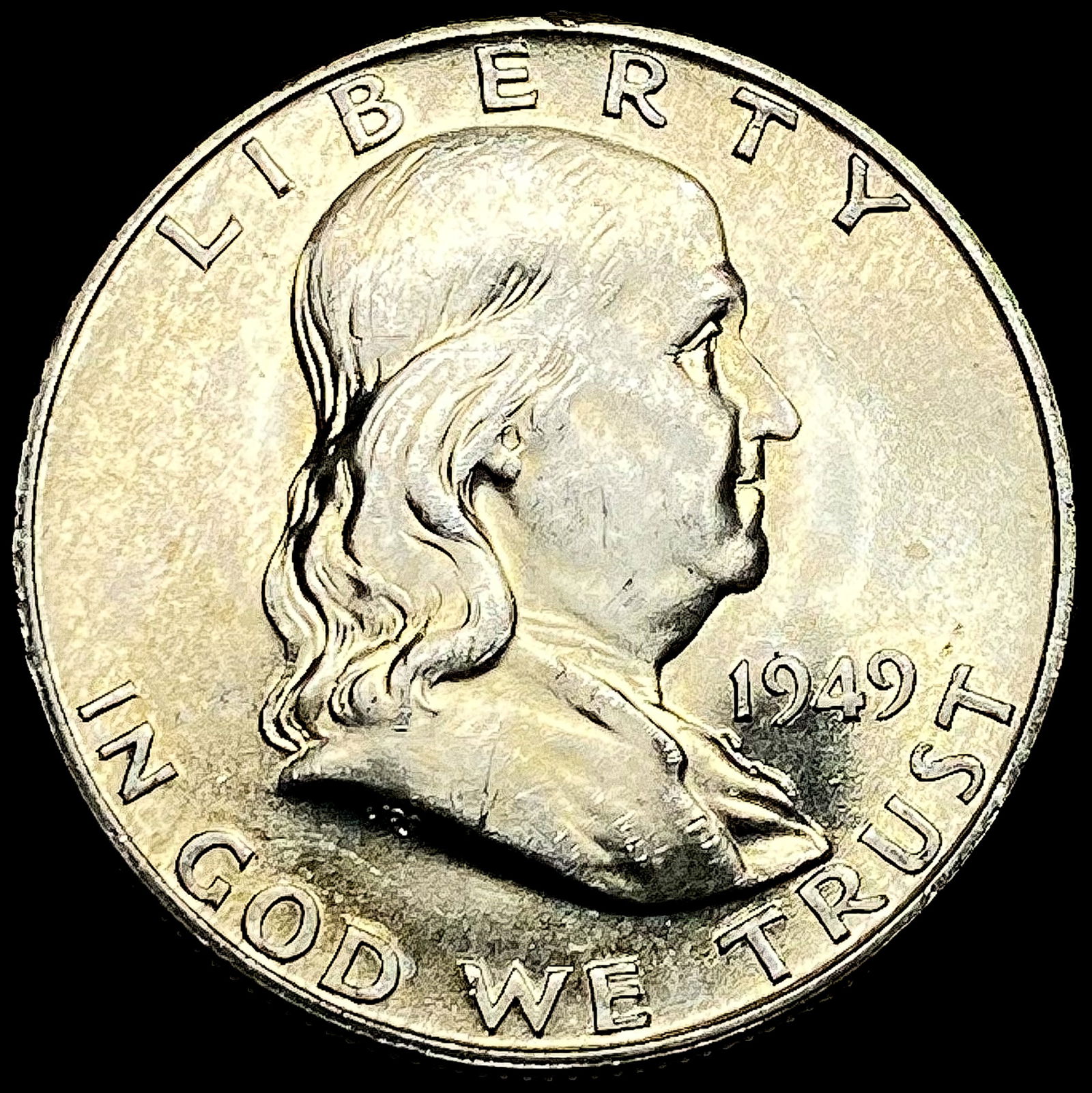 1949-D Silver Franklin Half Dollar UNCIRCULATED (1 of 2)