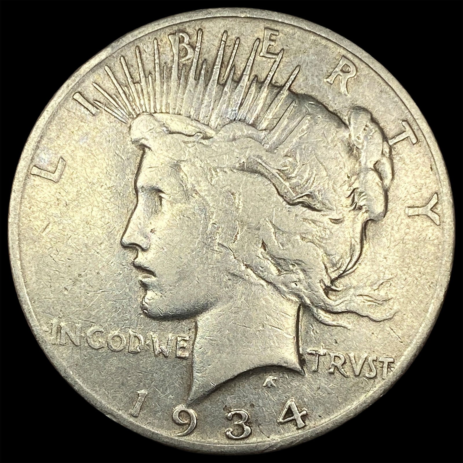1934-S Silver Peace Dollar UNCIRCULATED (1 of 2)