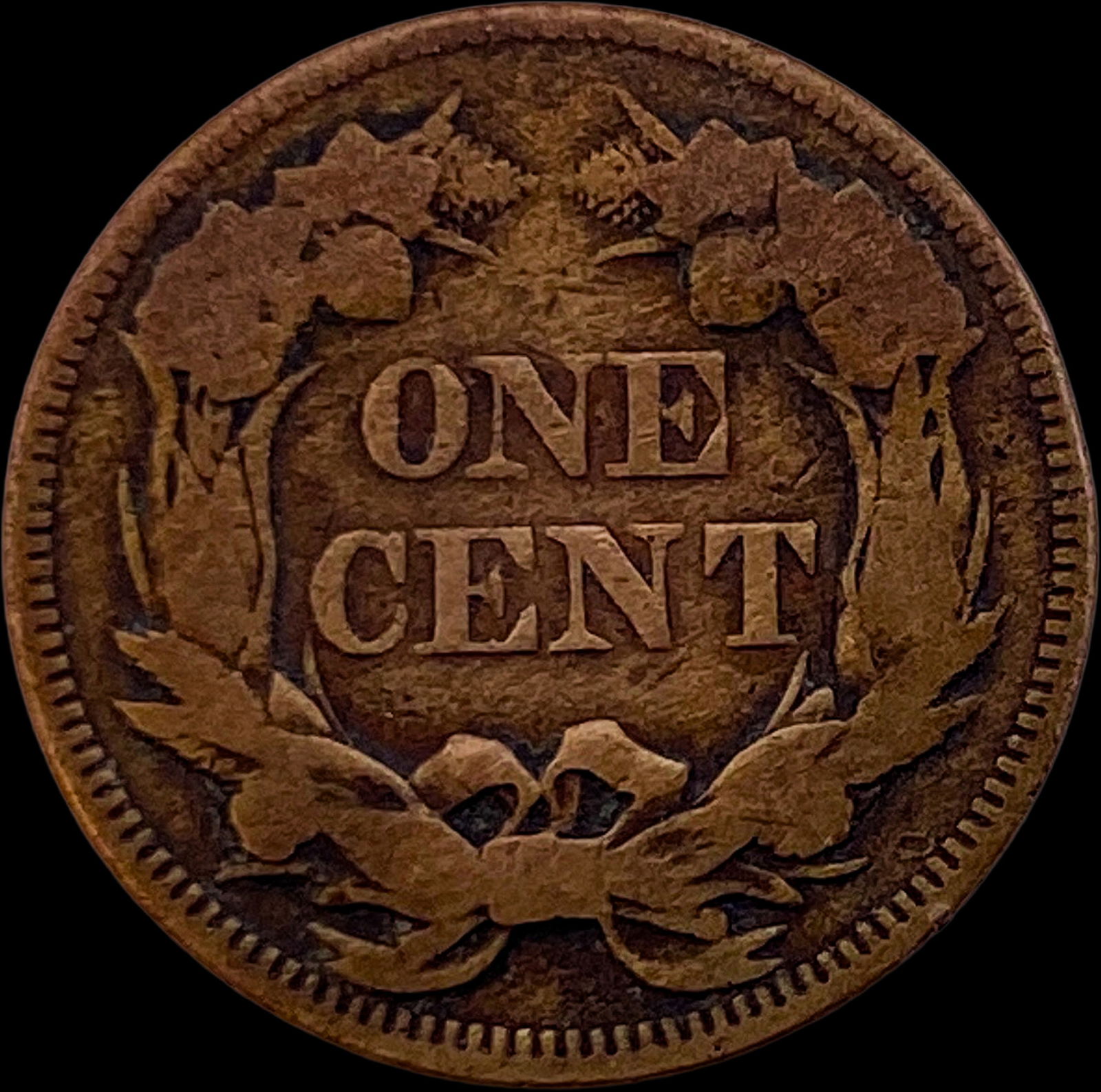 1857 Flying Eagle Cent ABOUT UNCIRCULATED - 2