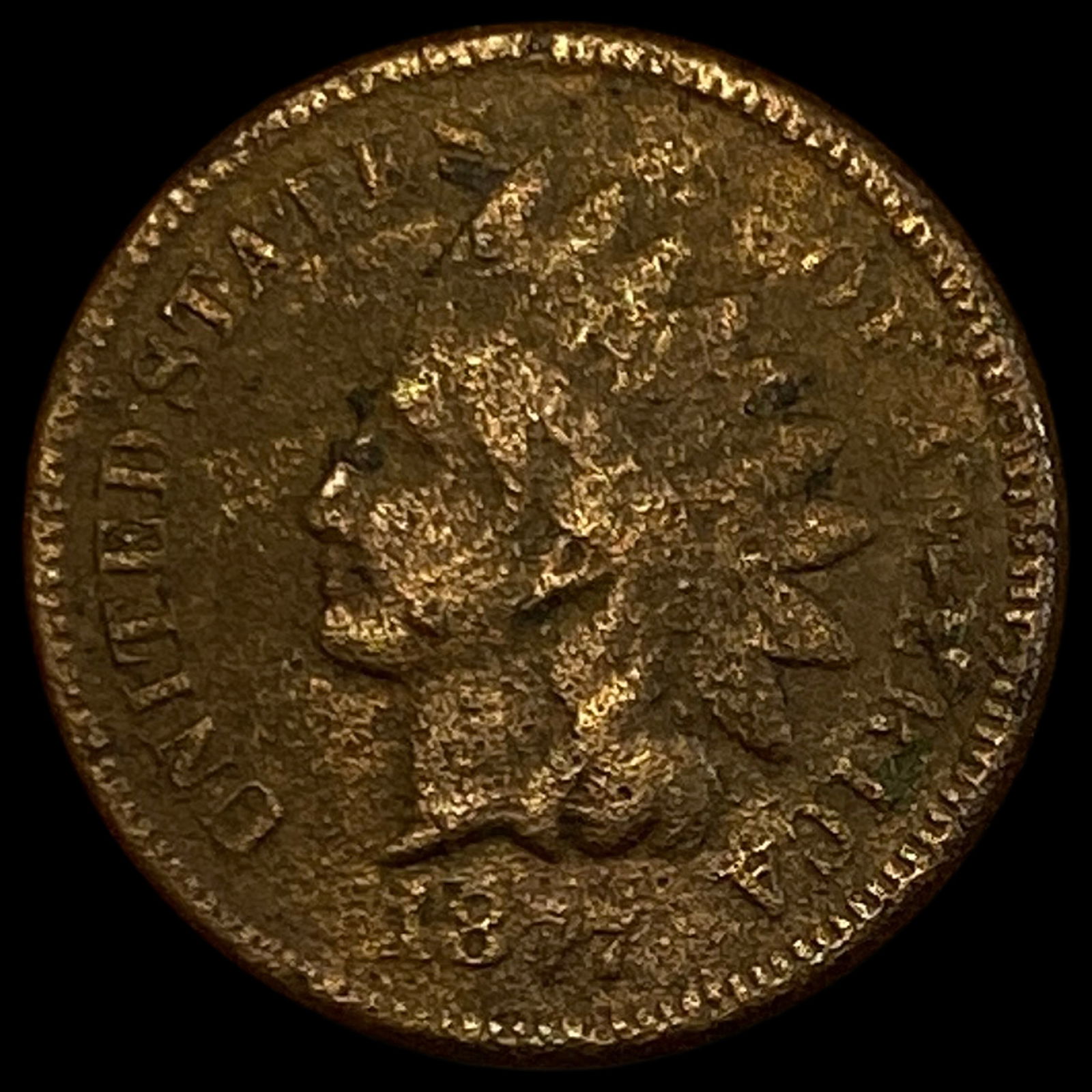 1877 Indian Head Cent HIGH GRADE (1 of 2)