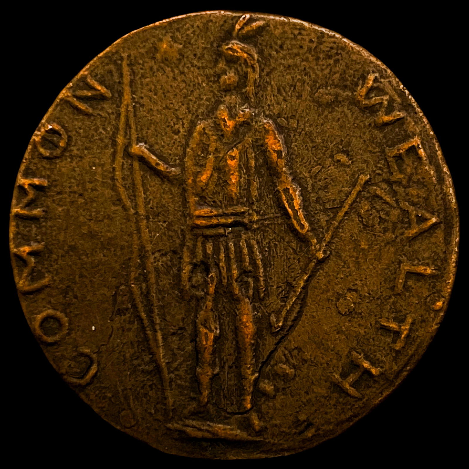 1788 Massachusetts Copper Cent HIGH GRADE (1 of 2)