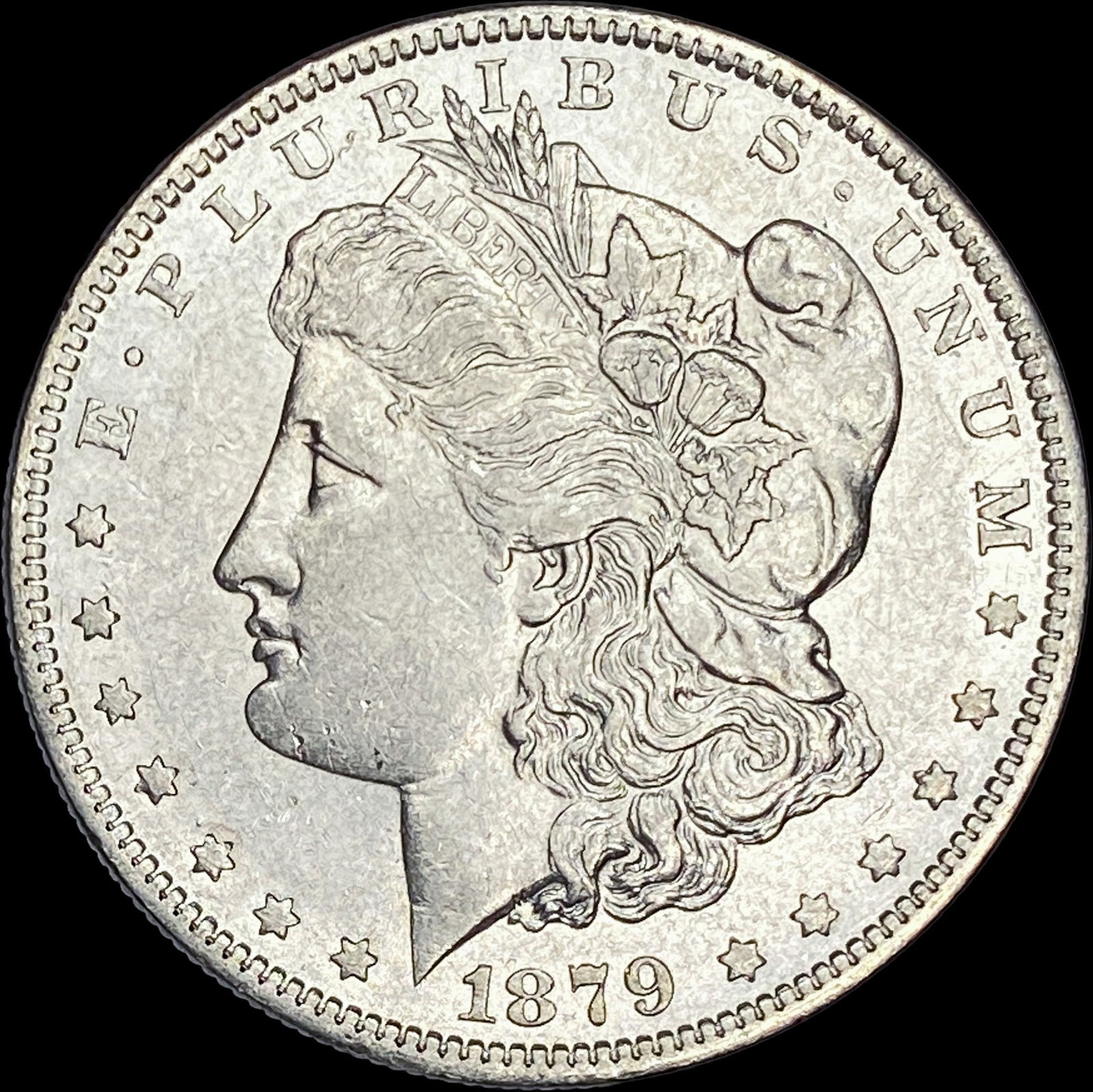 1879-S Silver Morgan Dollar CLOSELY UNCIRCULATED: 1879-S Silver Morgan Dollar CLOSELY UNCIRCULATED
