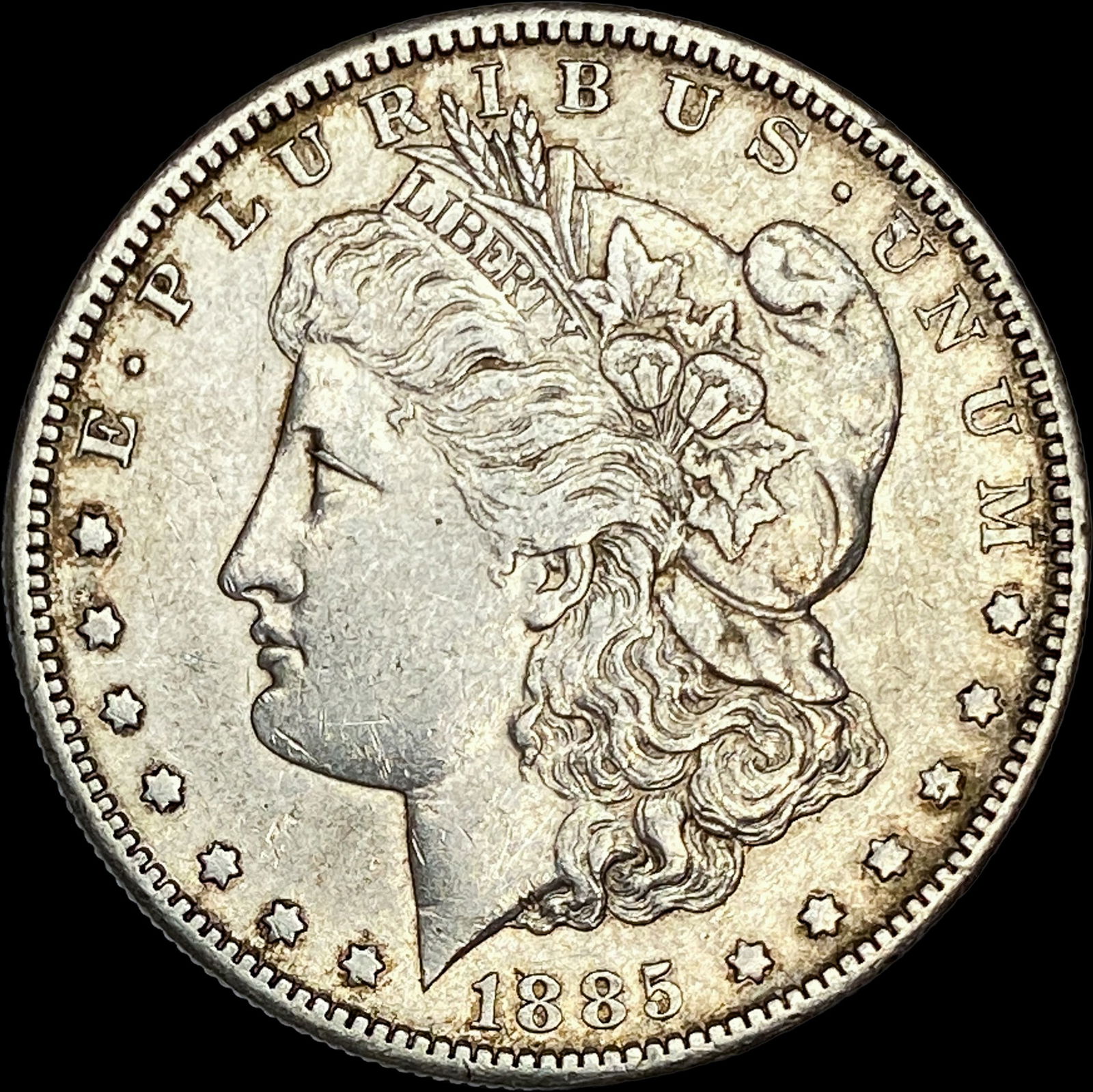 1885-S Silver Morgan Dollar NEARLY UNCIRCULATED (1 of 2)