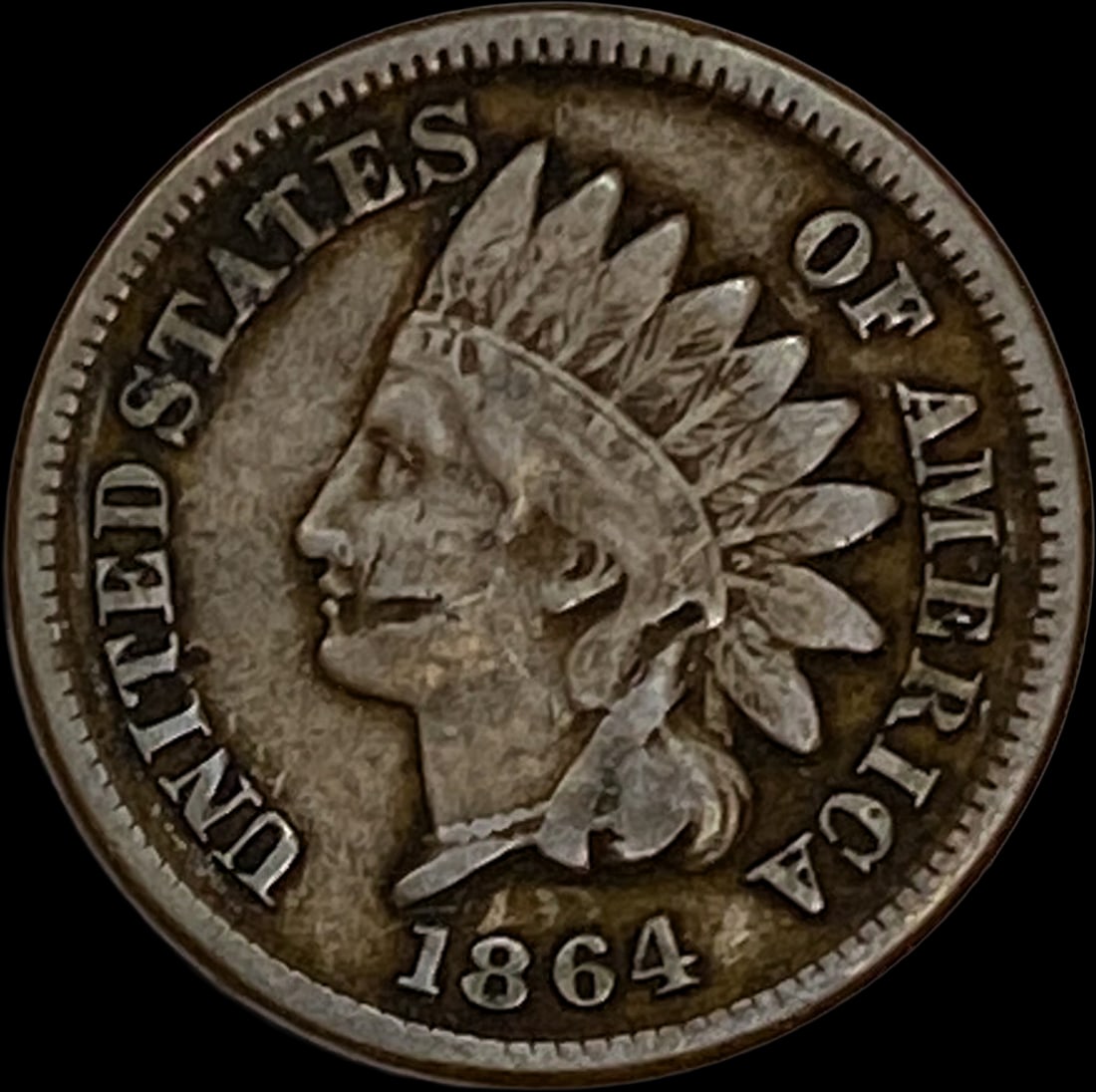1864 Indian Head Cent (Bronze) NICELY CIRCULATED (1 of 2)