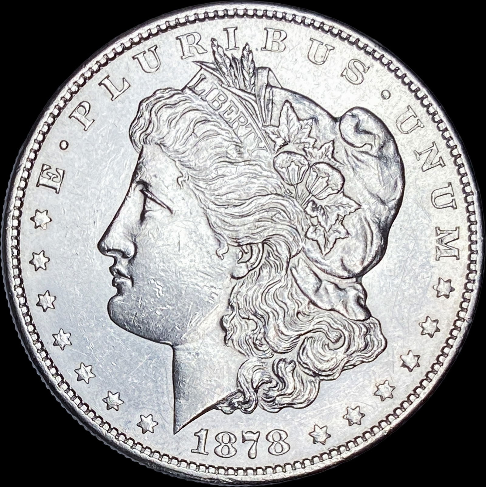 1878-S Silver Morgan Dollar CHOICE BU: 1878-S Silver Morgan Dollar CHOICE BU