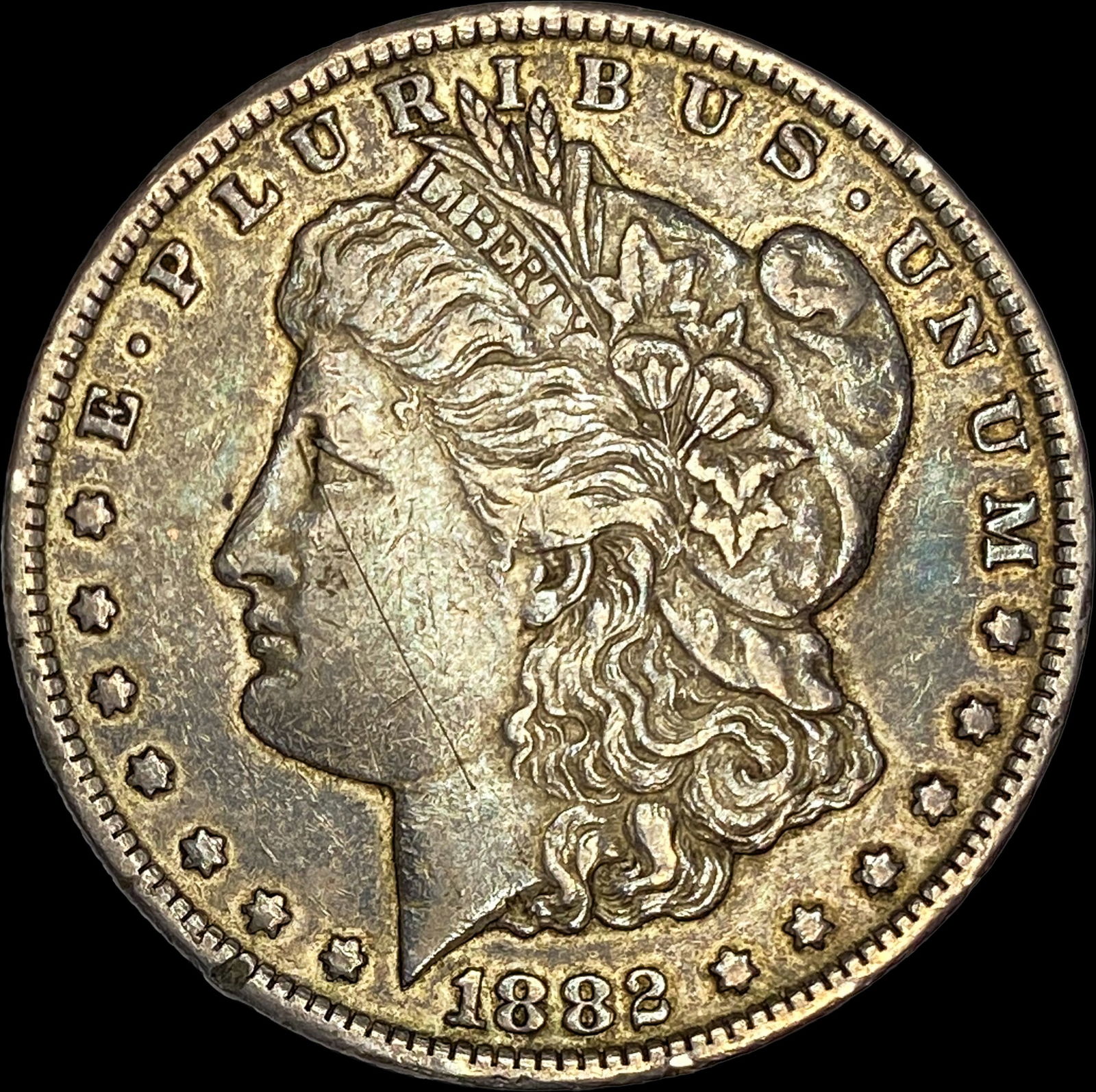 1882-CC Silver Morgan Dollar NEARLY UNCIRCULATED: 1882-CC Silver Morgan Dollar NEARLY UNCIRCULATED