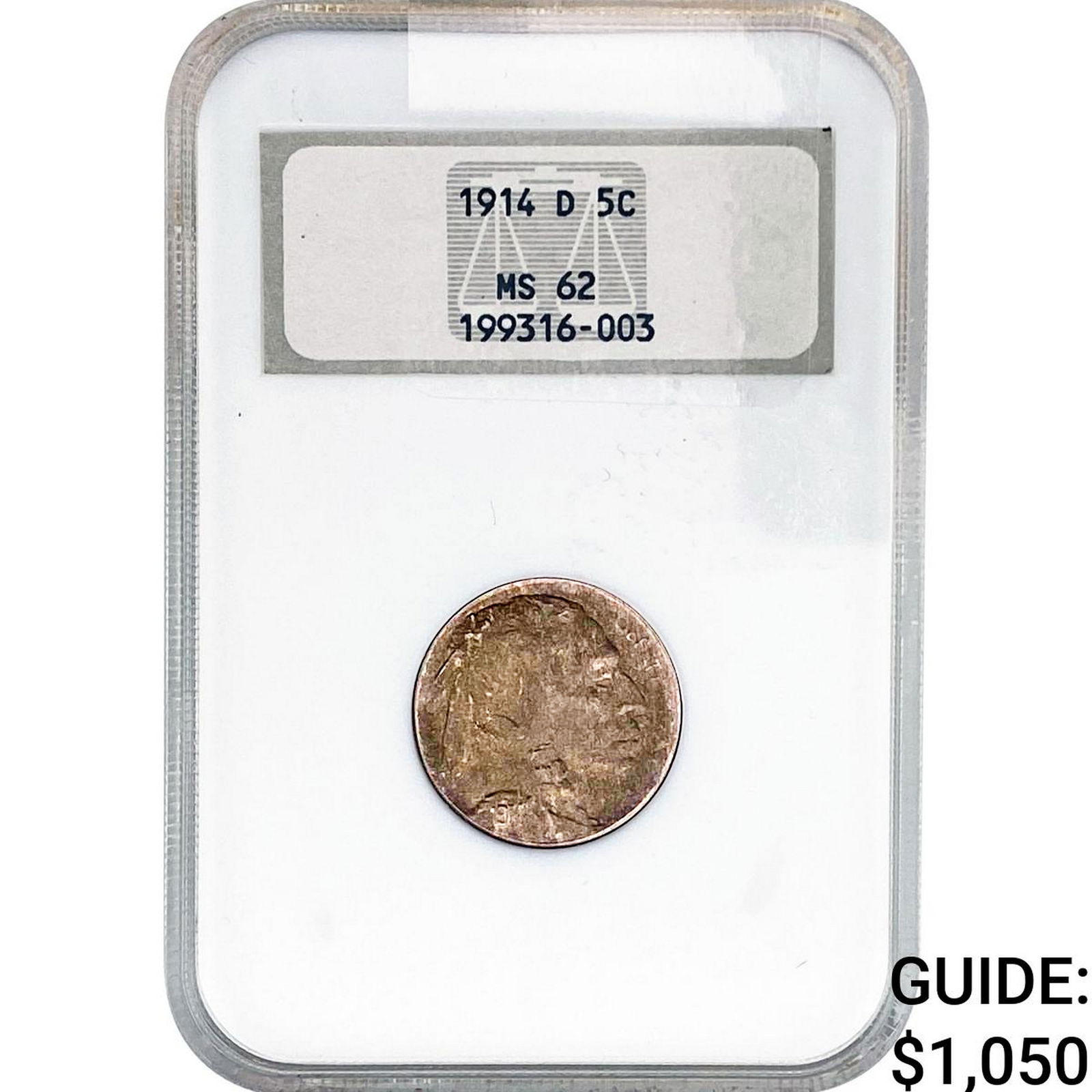 1914-D Buffalo Nickel NGC MS62 (1 of 2)