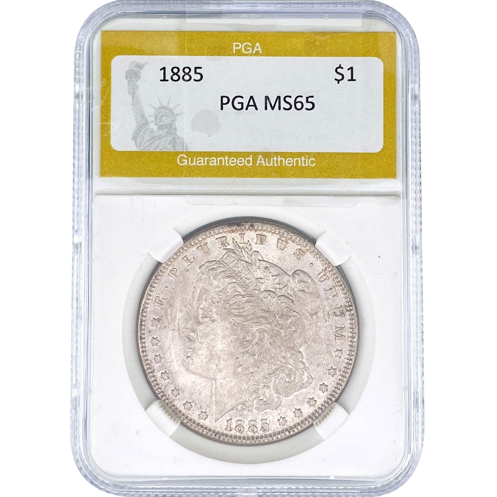 1885 Morgan Silver Dollar PGA MS65 (1 of 2)