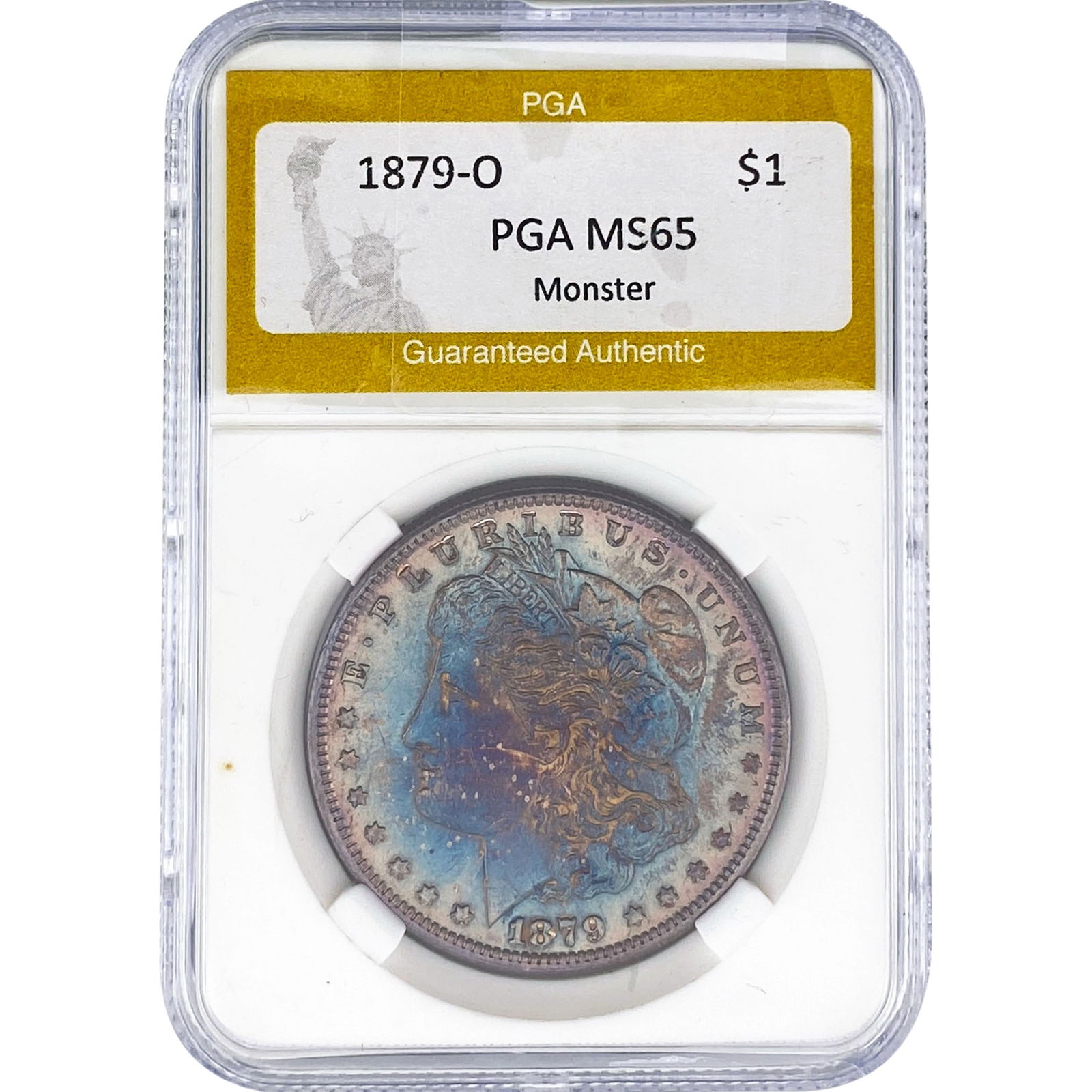1879-O Morgan Silver Dollar PGA MS65 Monster: 1879-O Morgan Silver Dollar PGA MS65 Monster