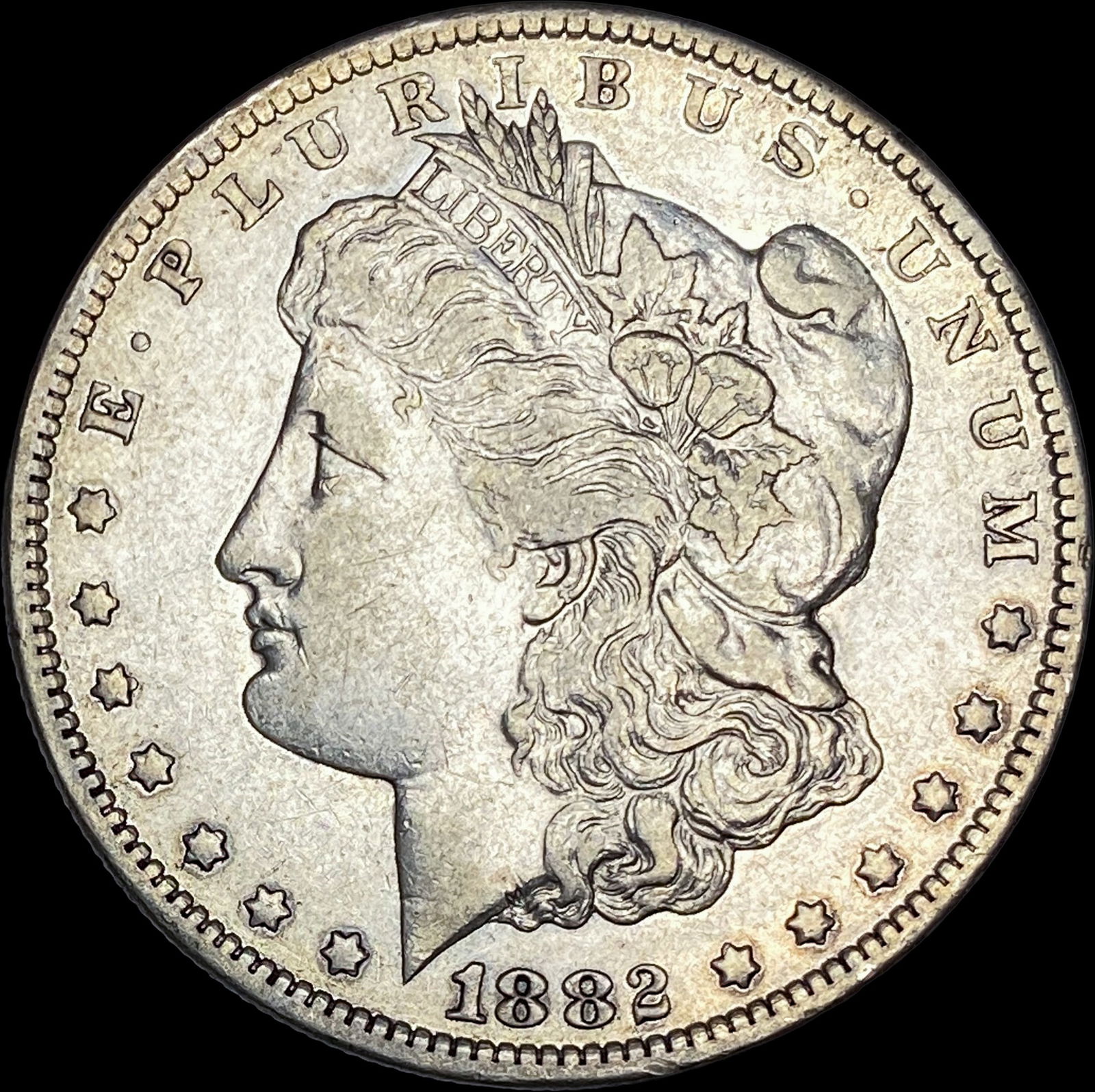 1882-CC Silver Morgan Dollar NEARLY UNCIRCULATED: 1882-CC Silver Morgan Dollar NEARLY UNCIRCULATED