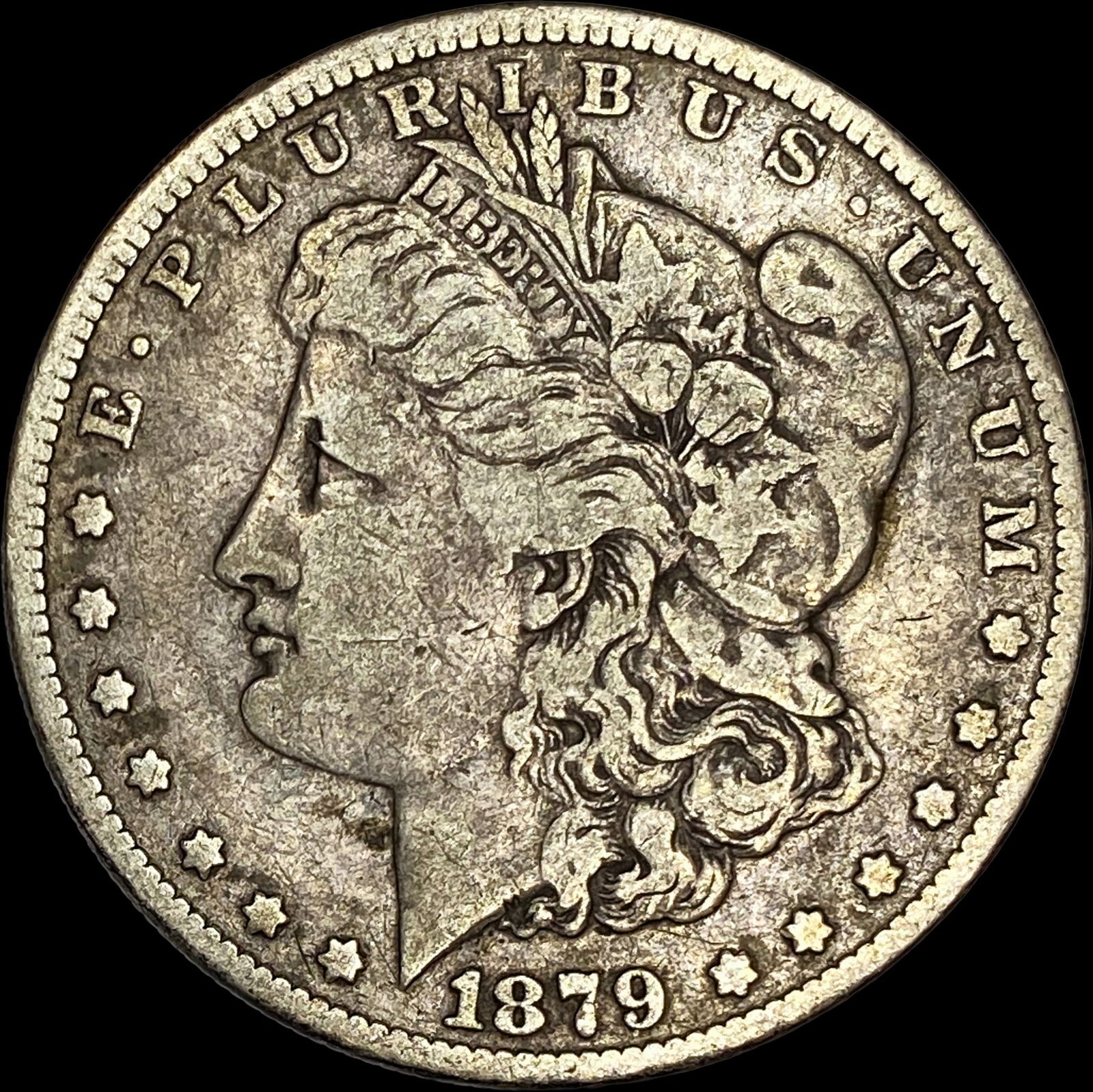 1879 Silver Morgan Dollar ABOUT UNCIRCULATED (1 of 2)