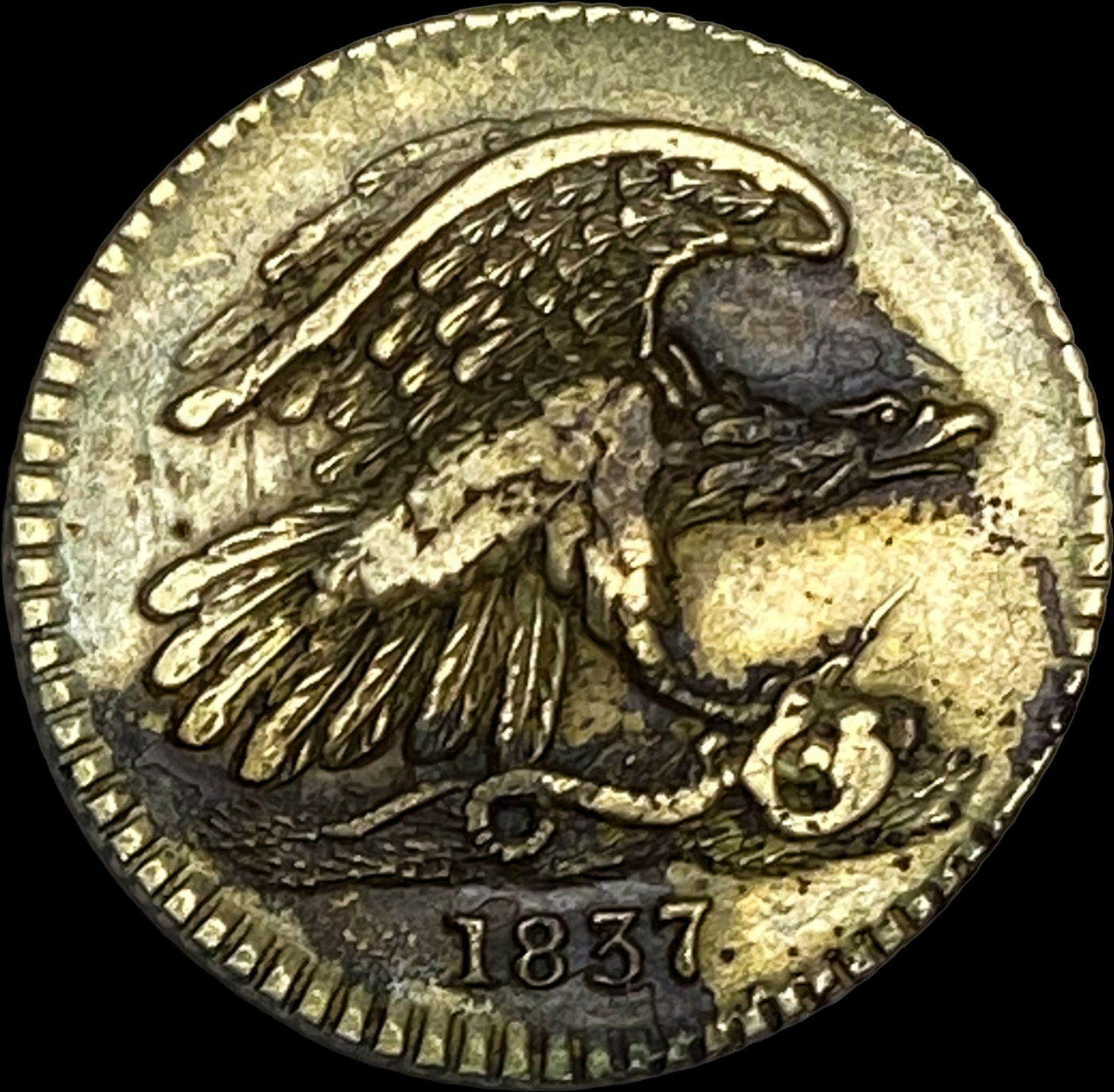 1837 Feuchtwanger One Cent Token HIGH GRADE (1 of 2)