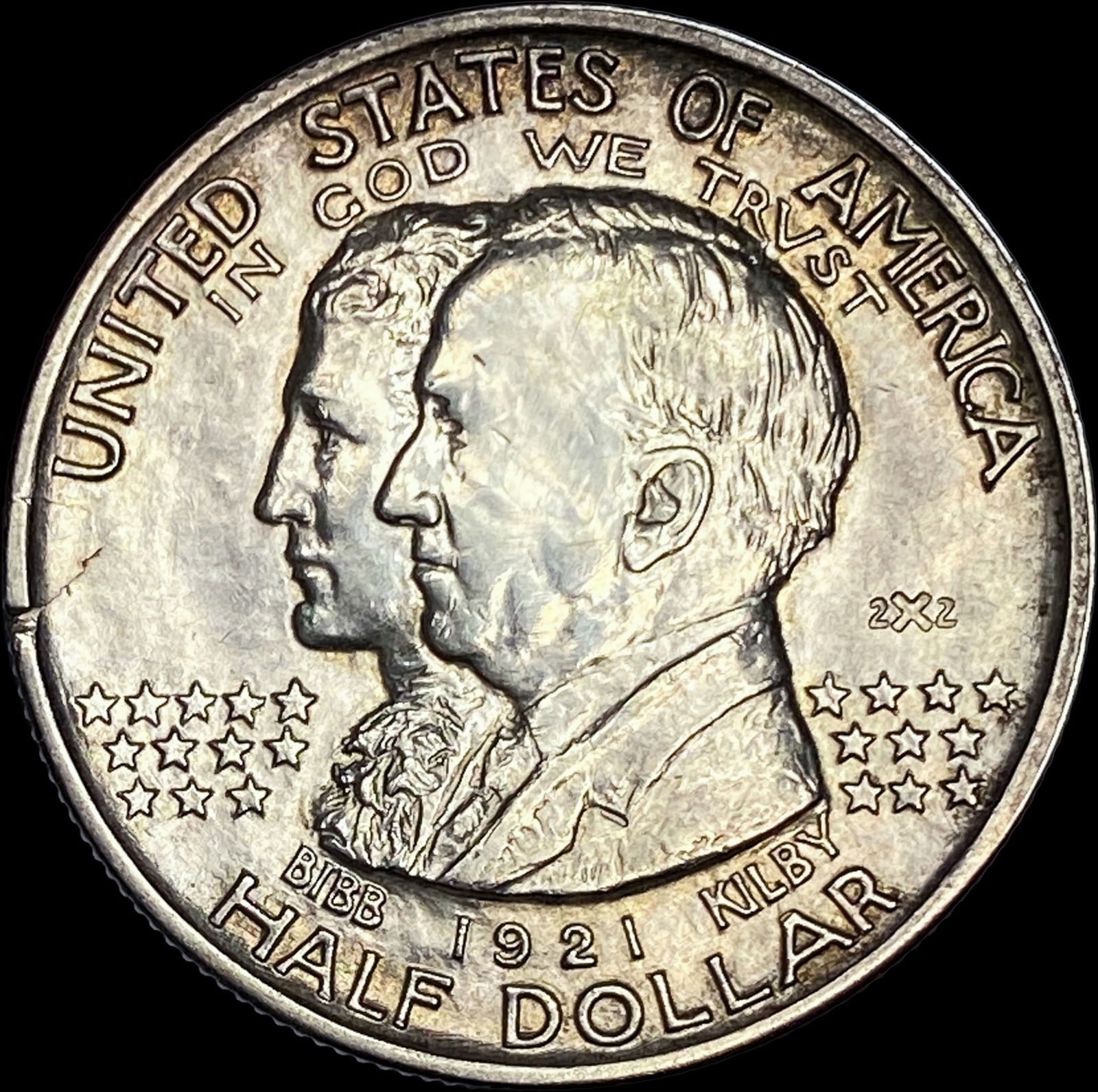 1921 Silver Half Dollar Alabama Centennial CLOSELY UNCIRCULATED (1 of 2)