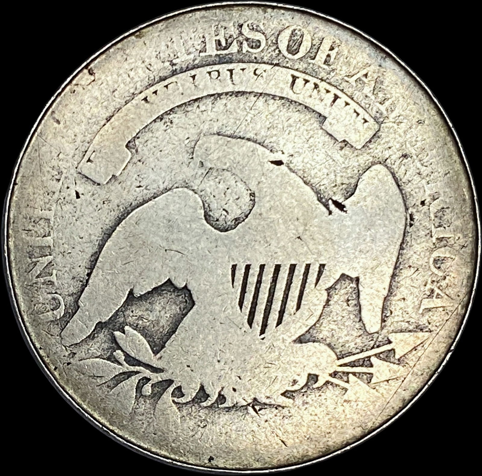 1822 Capped Bust Half Dollar NICELY CIRCULATED - 2