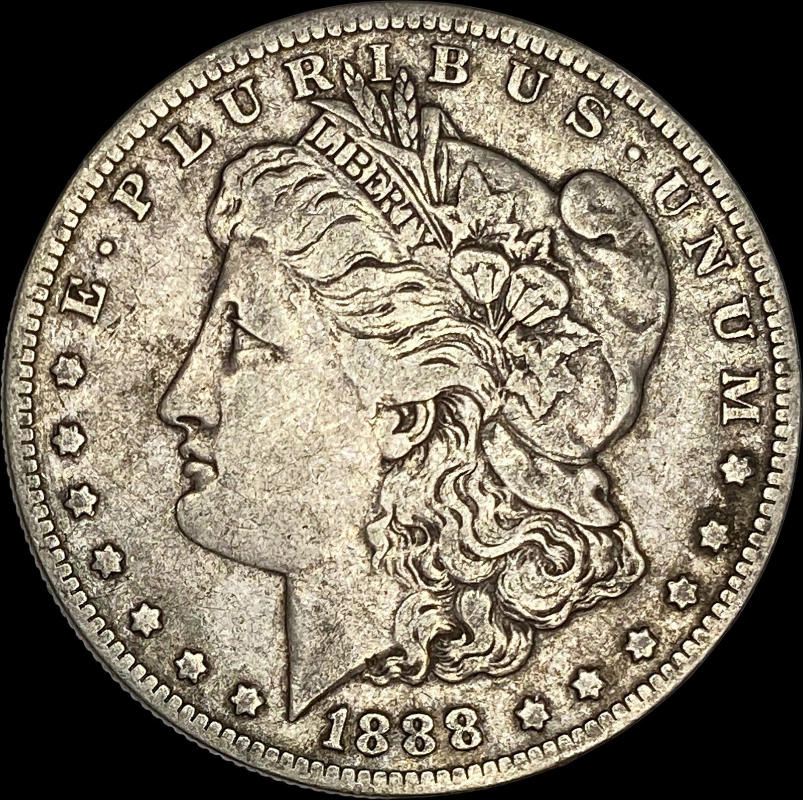 1888-O Silver Morgan Dollar NEARLY UNCIRCULATED (1 of 2)